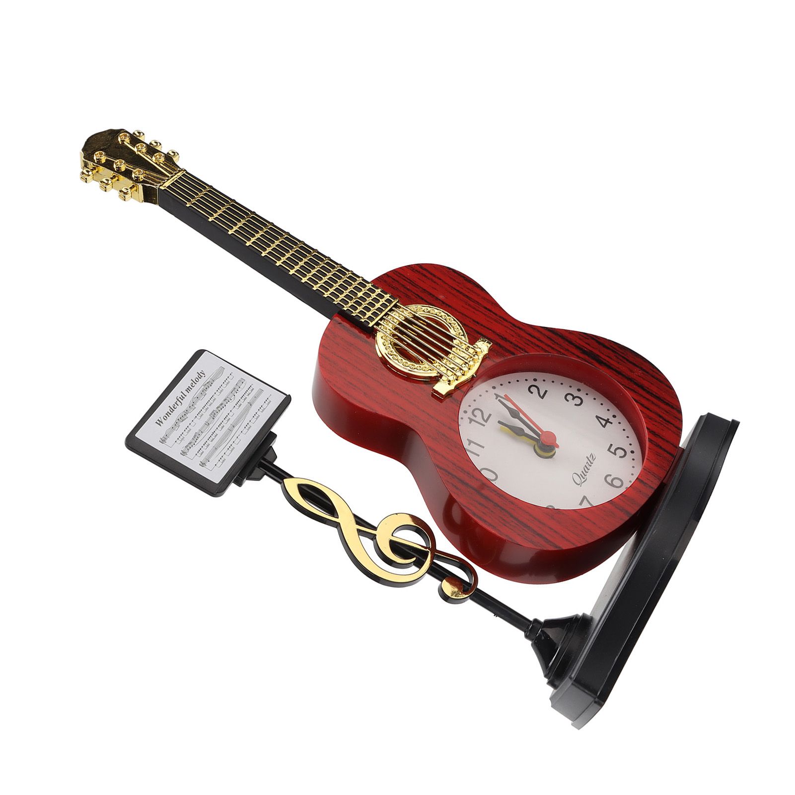 Violin Alarm Clock Unique Appearance Innovative Alarm Clock for Home Living view 10