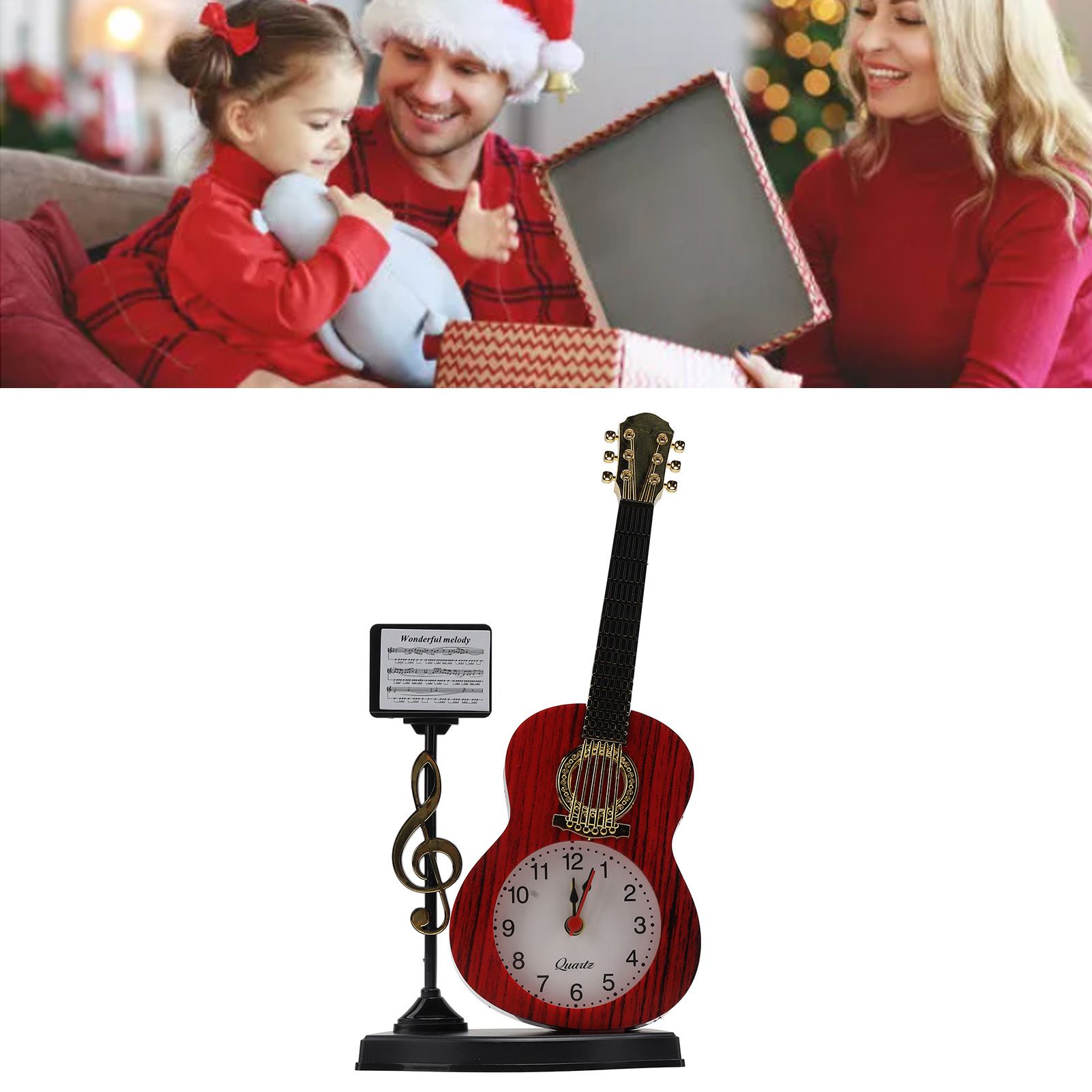 Violin Alarm Clock Unique Appearance Innovative Alarm Clock for Home Living view 11