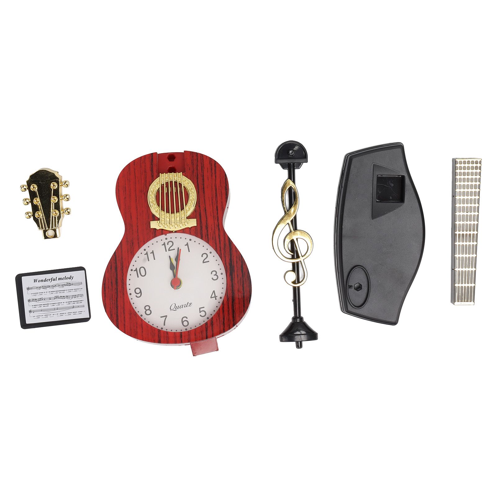Violin Alarm Clock Unique Appearance Innovative Alarm Clock for Home Living view 15