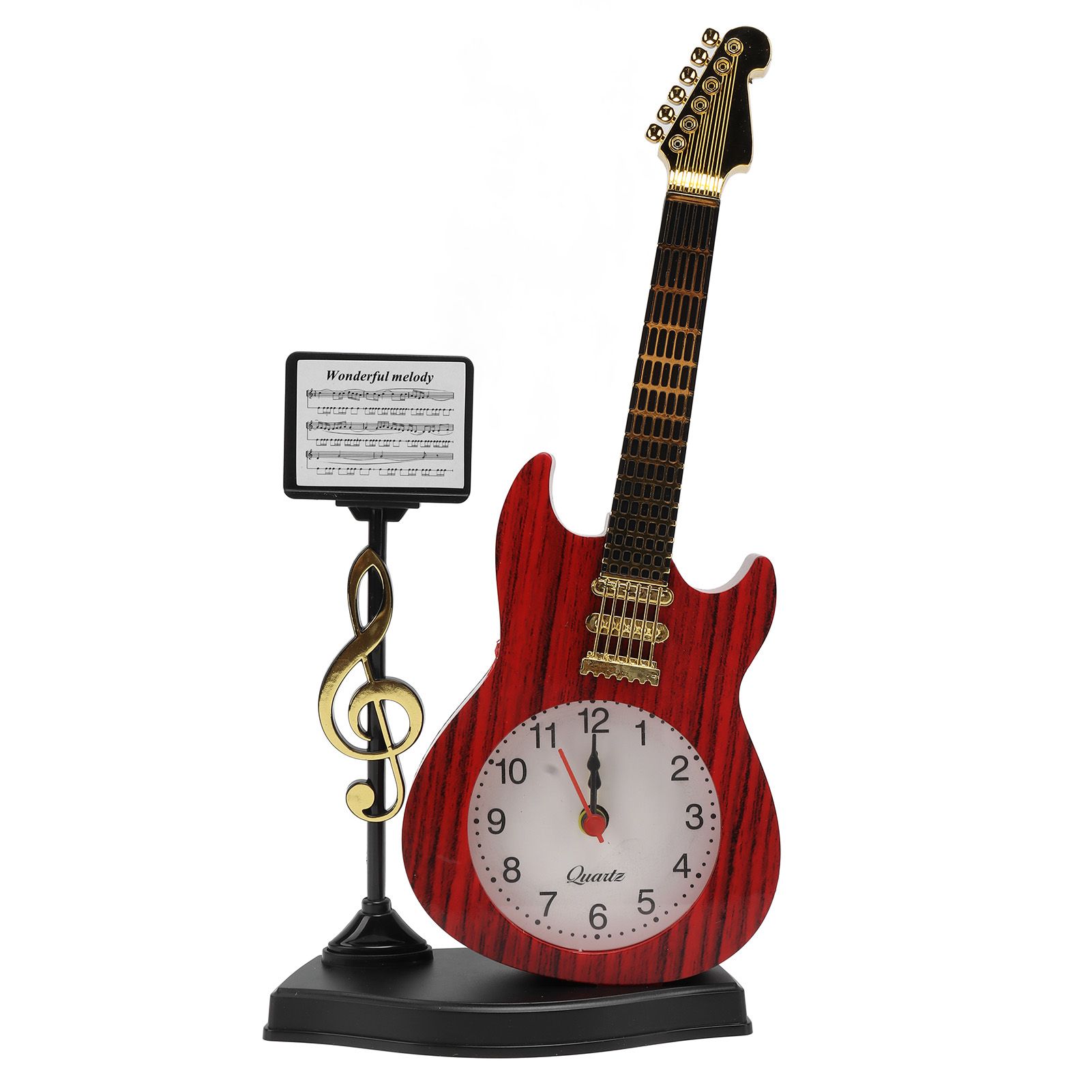 Violin Alarm Clock Unique Appearance Innovative Alarm Clock for Home Living view 2