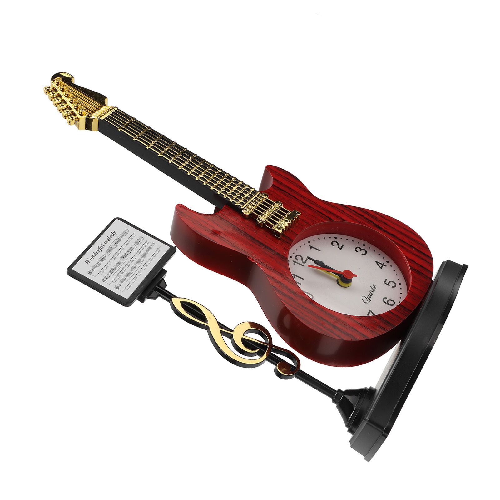 Violin Alarm Clock Unique Appearance Innovative Alarm Clock for Home Living view 14