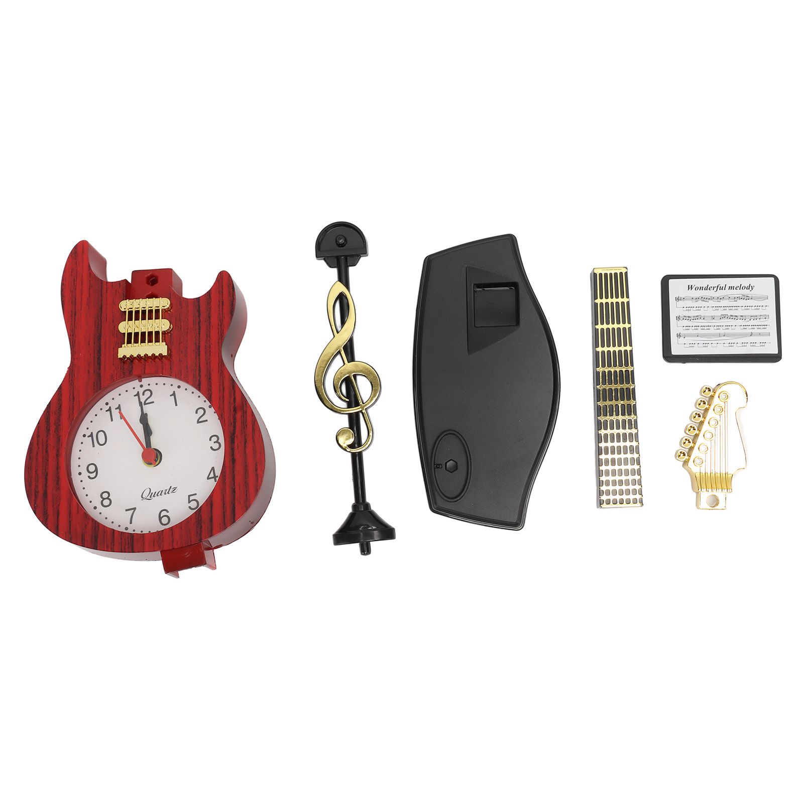 Violin Alarm Clock Unique Appearance Innovative Alarm Clock for Home Living view 15