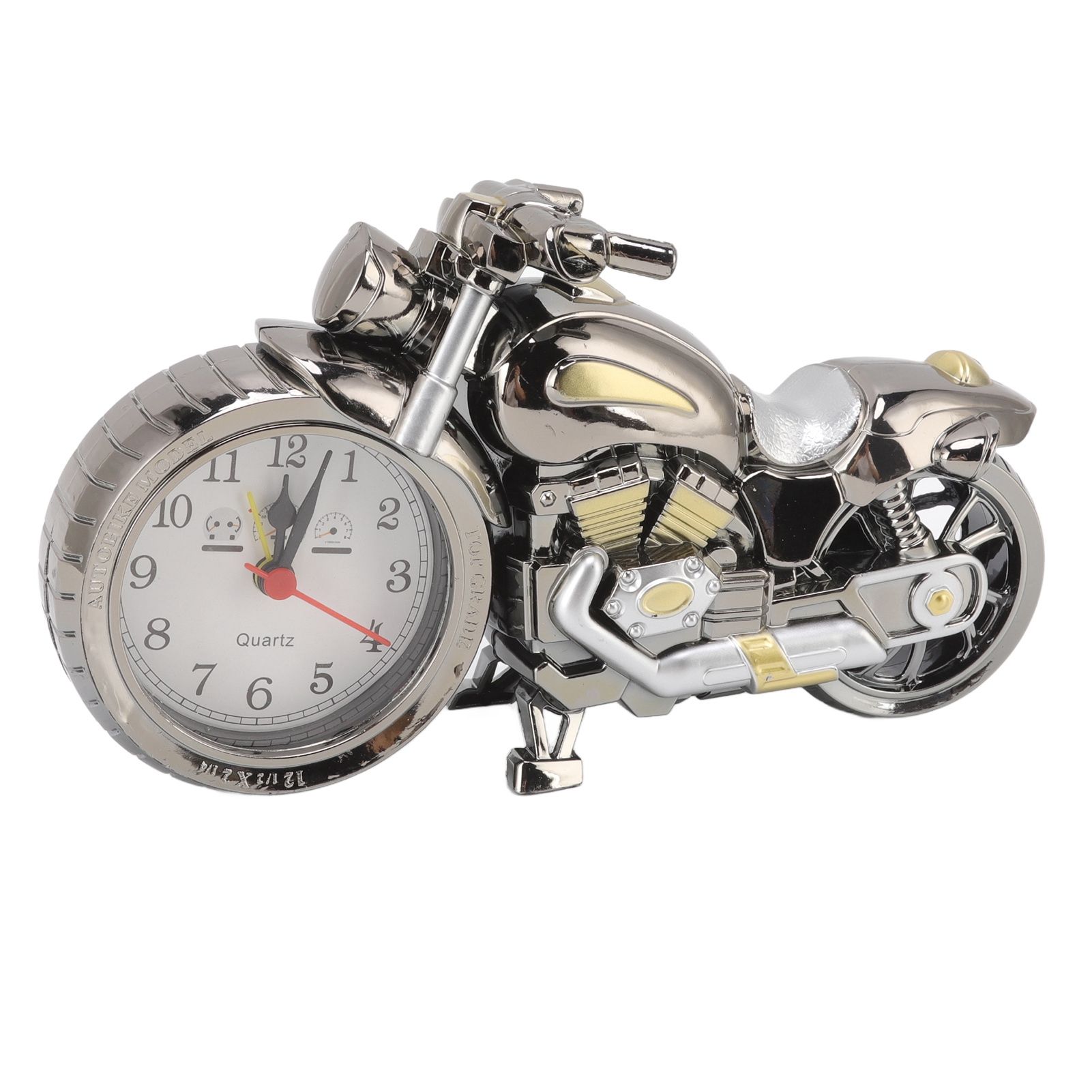 Motorcycle Alarm Clock Ingenious Vintage Simulation Motorcycle Model Alarm view 2