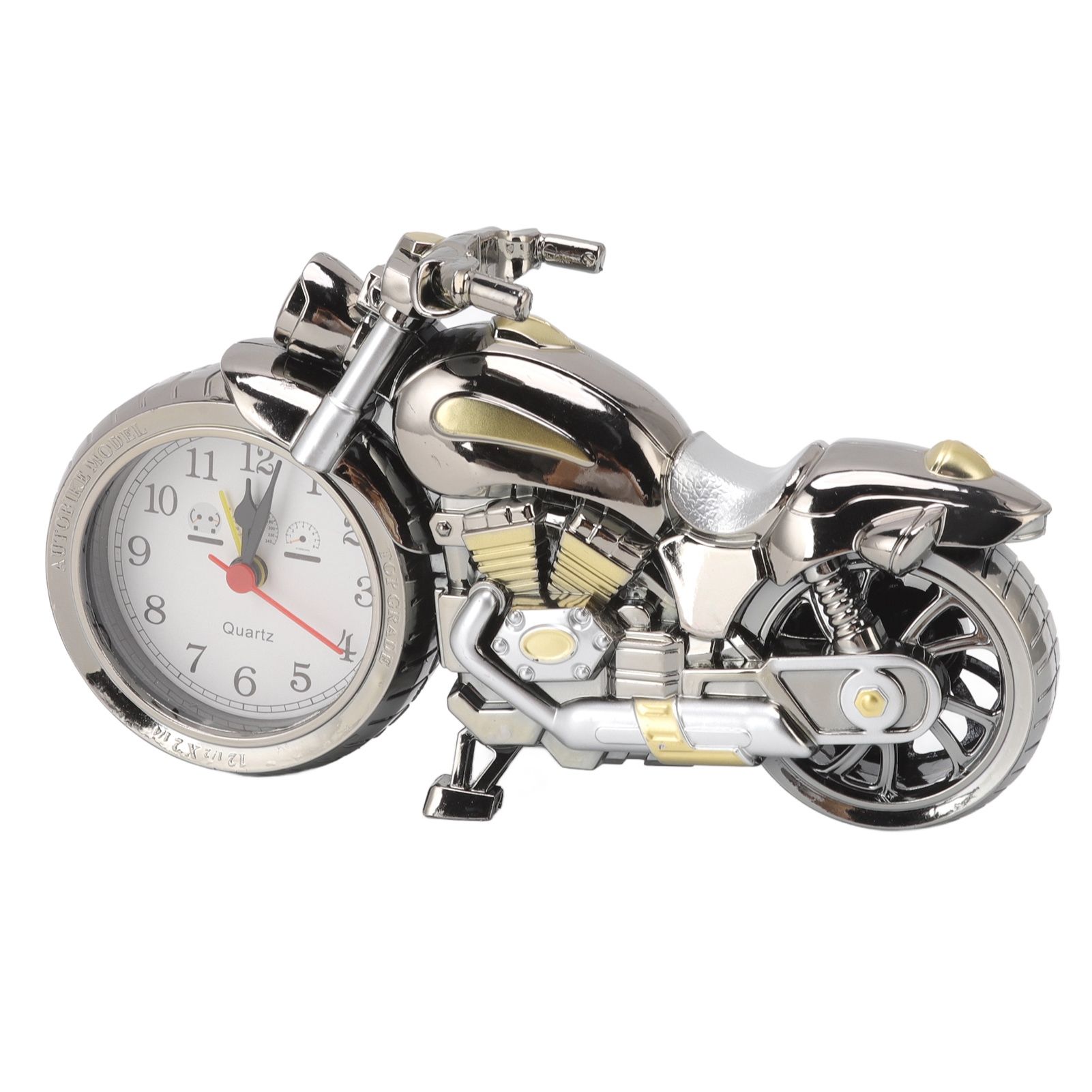 Motorcycle Alarm Clock Ingenious Vintage Simulation Motorcycle Model Alarm view 3