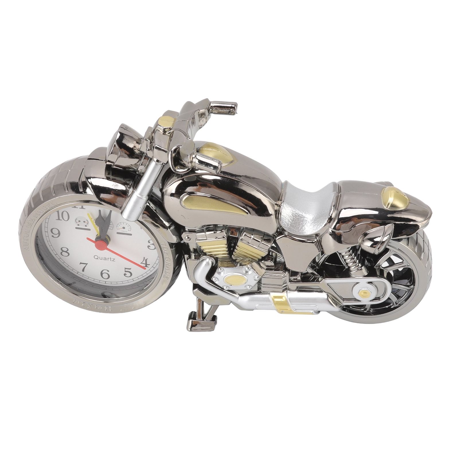 Motorcycle Alarm Clock Ingenious Vintage Simulation Motorcycle Model Alarm view 4