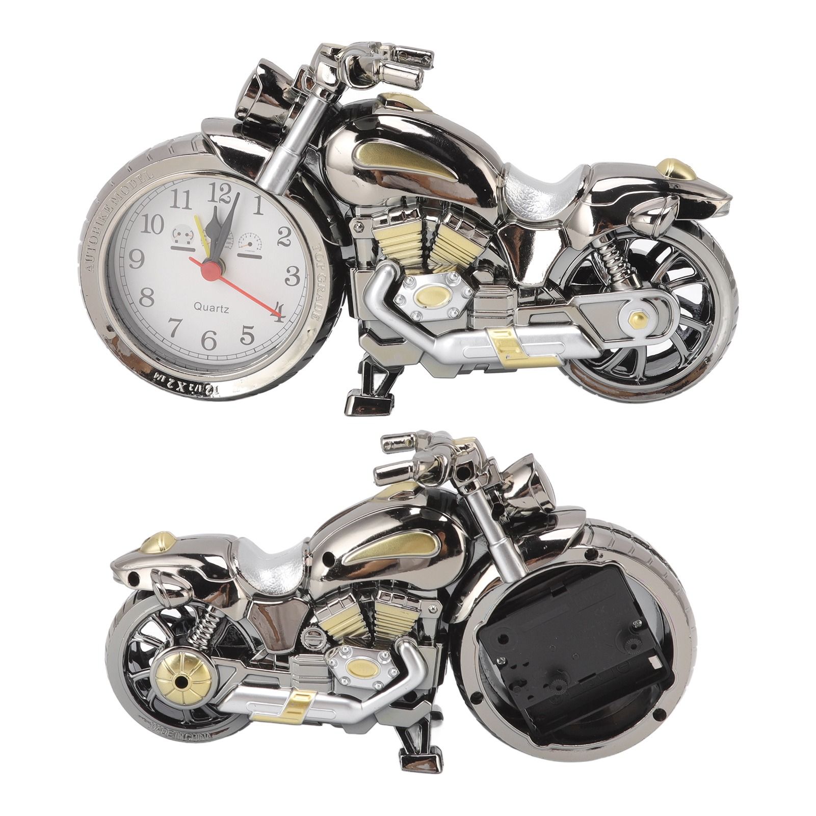 Motorcycle Alarm Clock Ingenious Vintage Simulation Motorcycle Model Alarm view 9