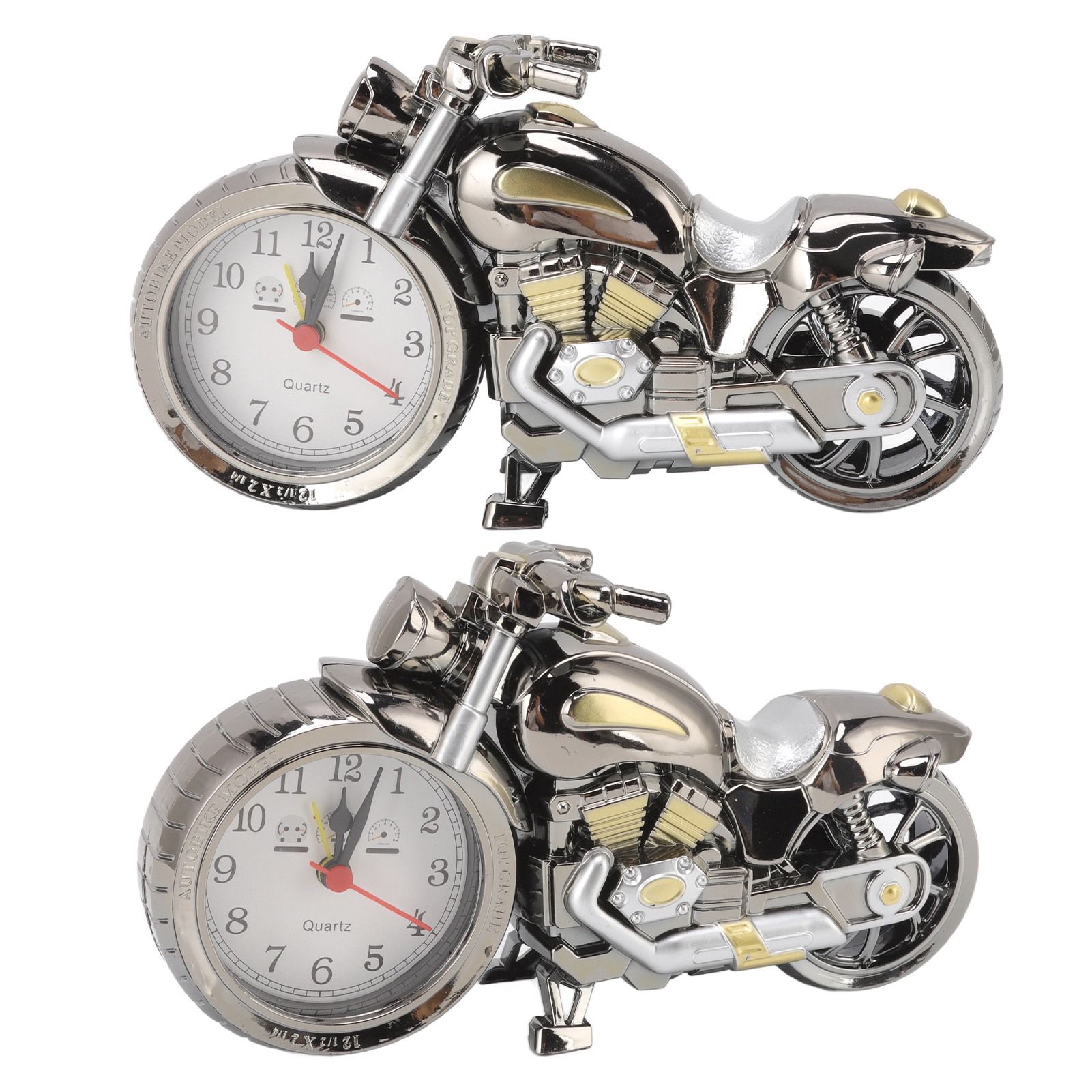 Motorcycle Alarm Clock Ingenious Vintage Simulation Motorcycle Model Alarm view 10
