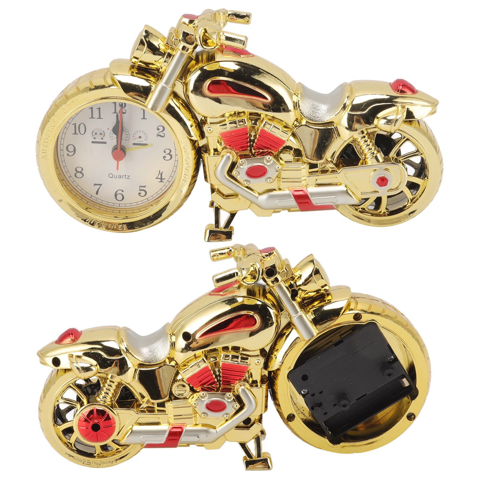 Motorcycle Alarm Clock Ingenious Vintage Simulation Motorcycle Model Alarm view 10