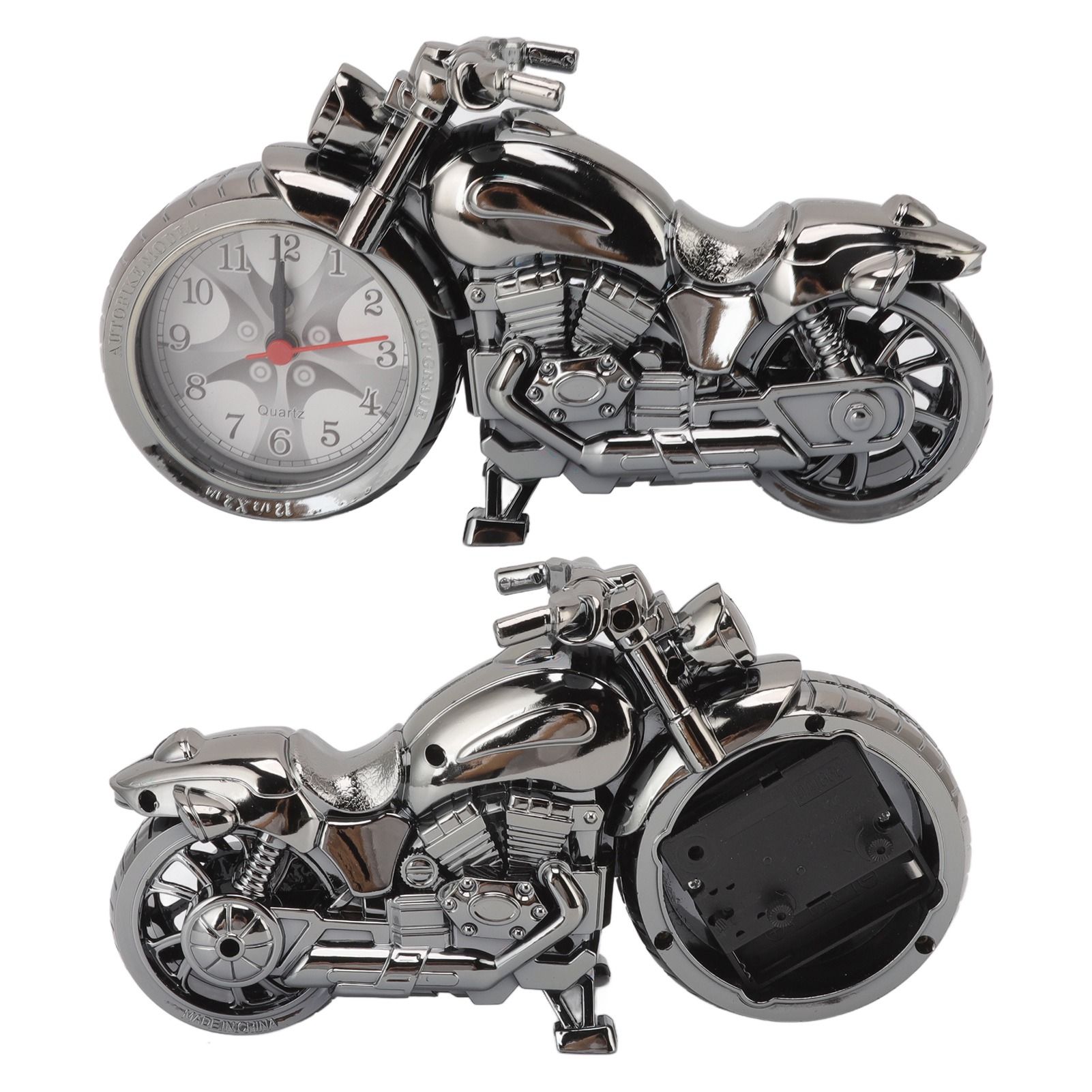 Motorcycle Alarm Clock Ingenious Vintage Simulation Motorcycle Model Alarm view 9