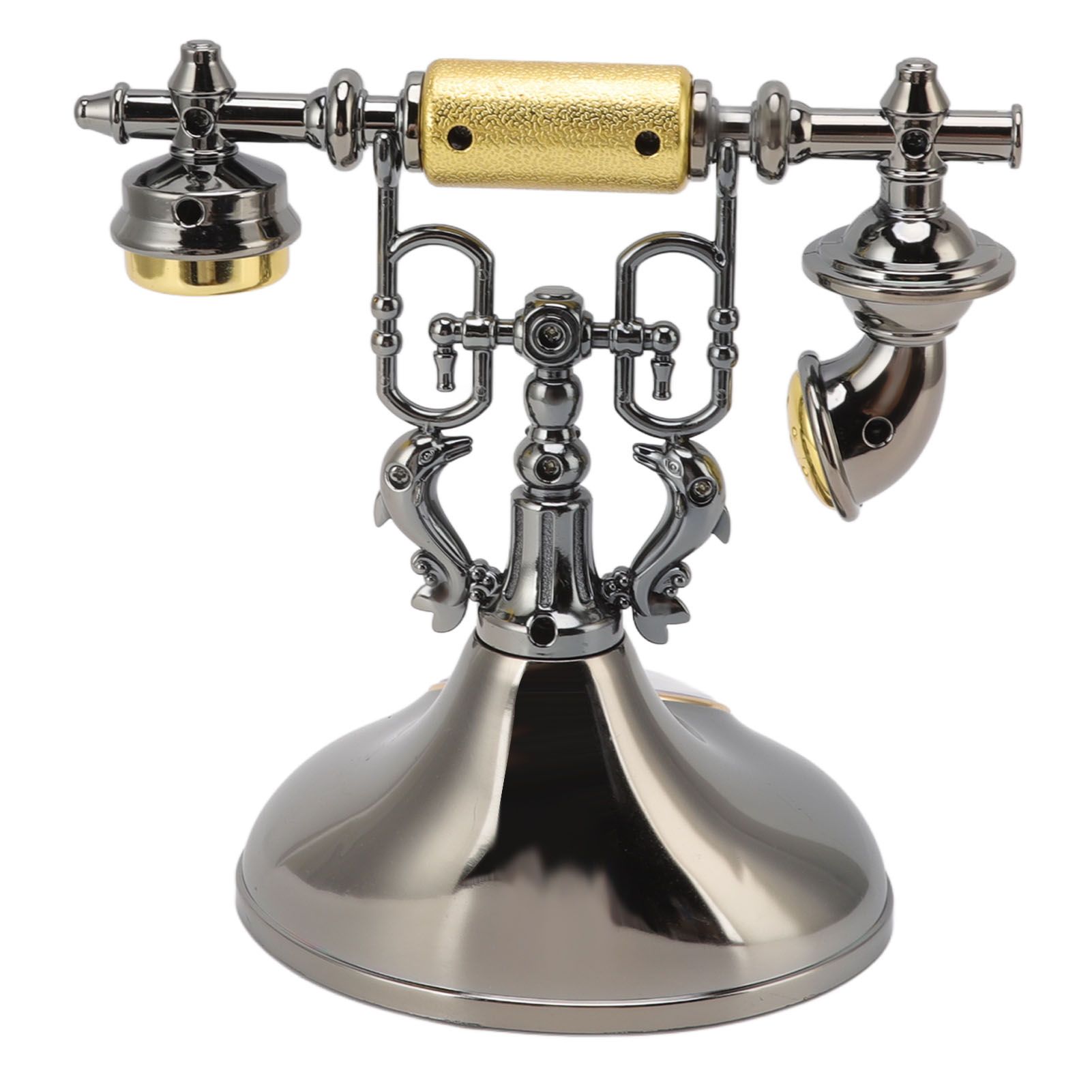 Vintage Telephone Alarm Clock Unique Elegant Accurate Time Bedside Clock view 10