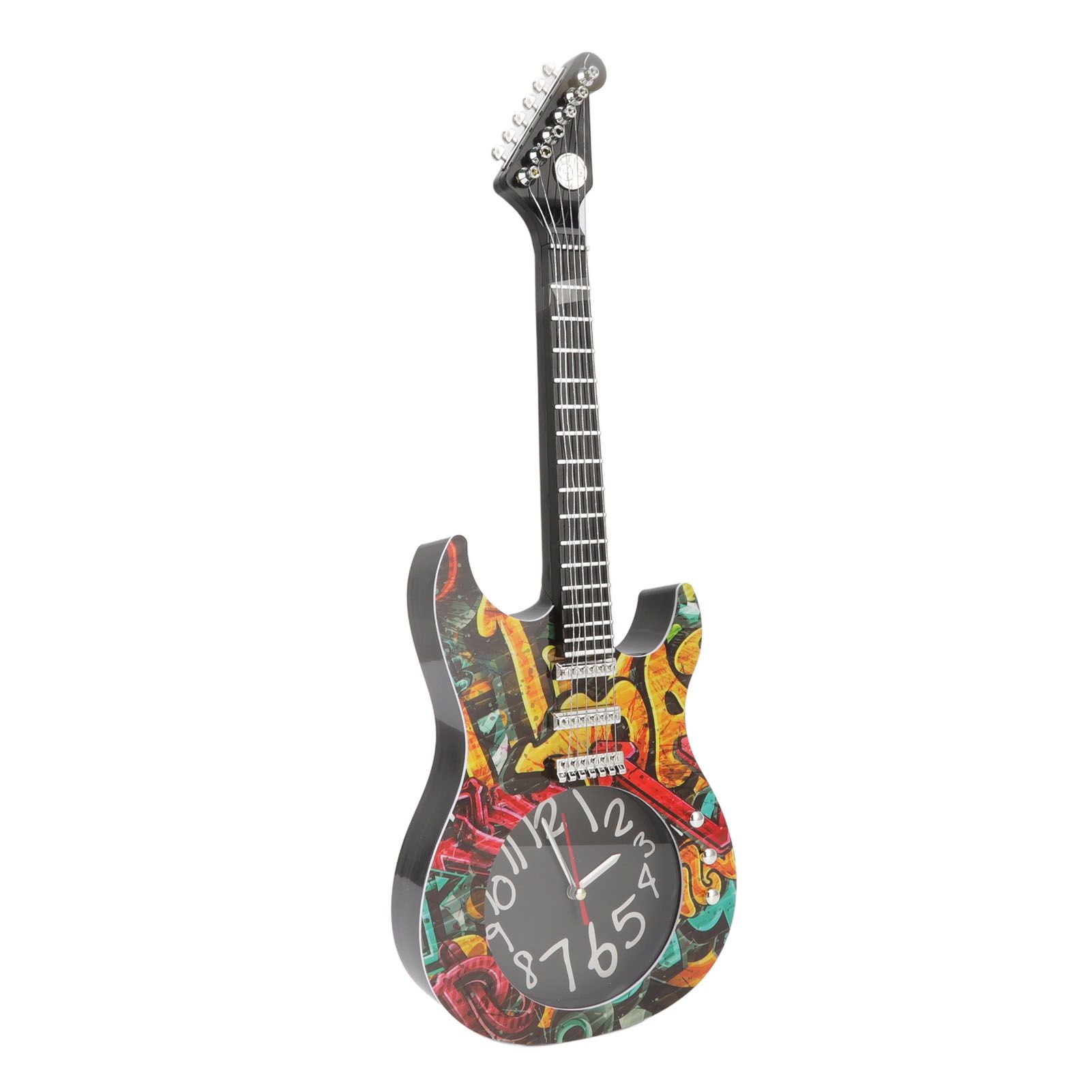Guitar Wall Clock Simulation Time Accurate Guitar Clock Wall Decor for Home view 5