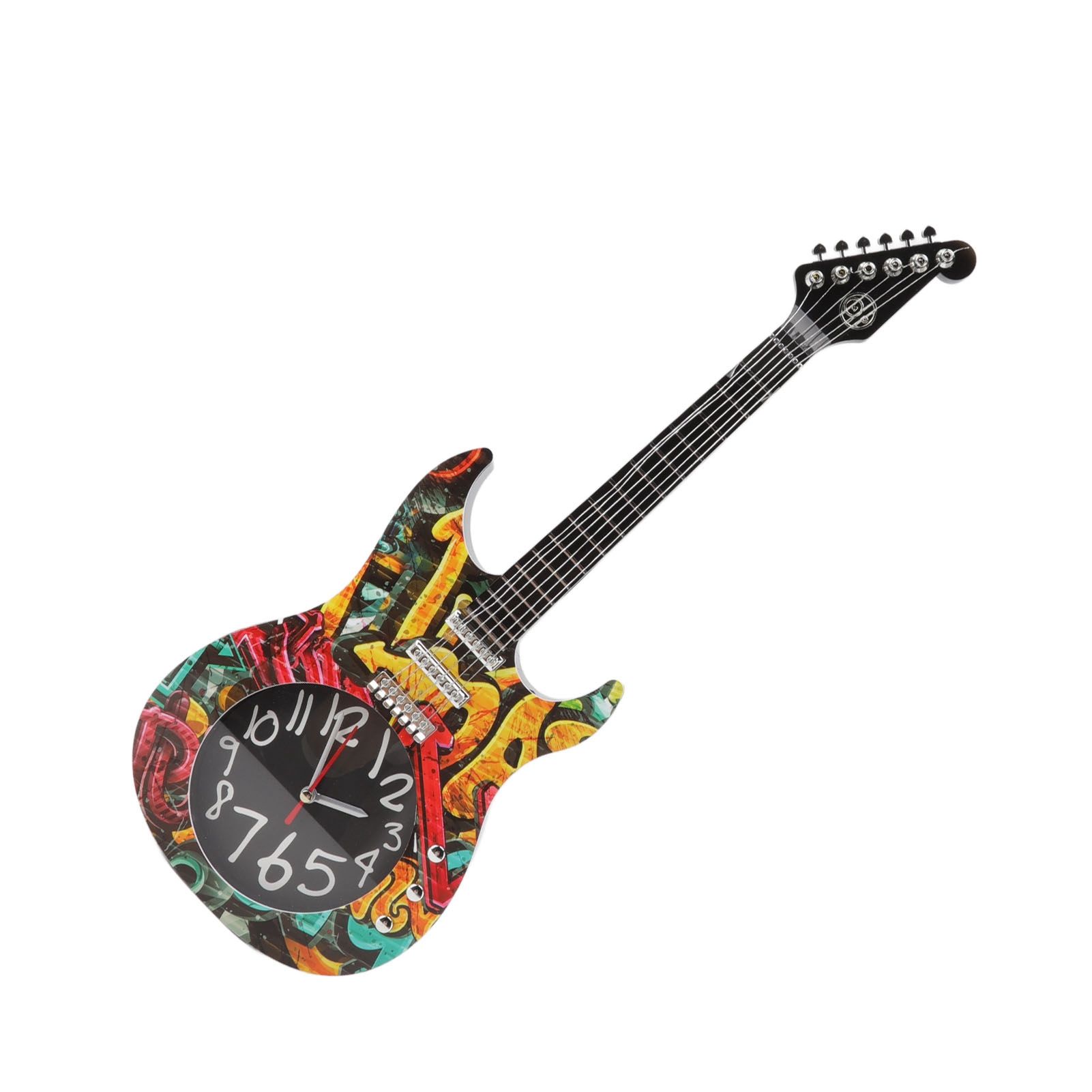 Guitar Wall Clock Simulation Time Accurate Guitar Clock Wall Decor for Home view 10