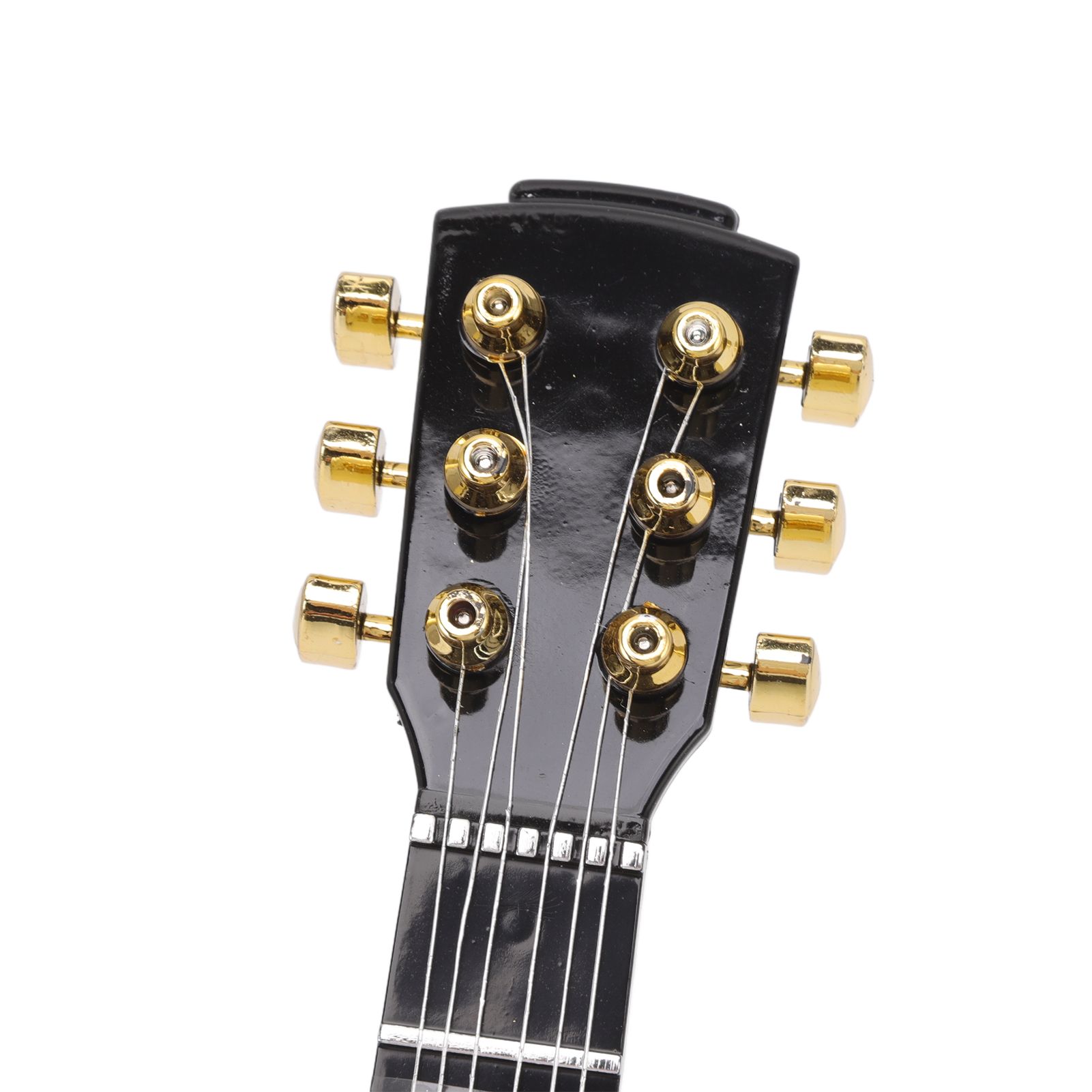Wall Clock Silent Simulation Ukulele Shaped Decorative Alarm Clock for Bedroom view 14