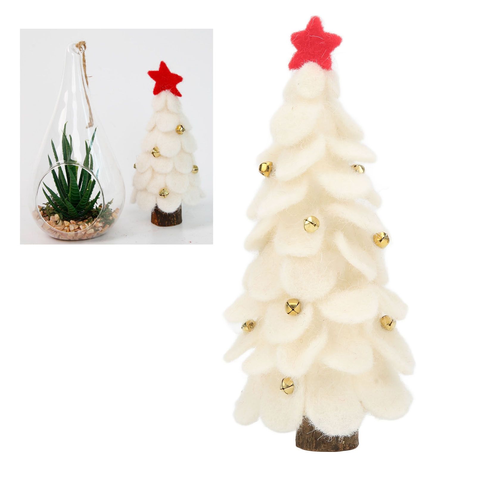 2023 New Christmas Decoration Wool Felt Christmas Tree Ornament Home New Year view 12