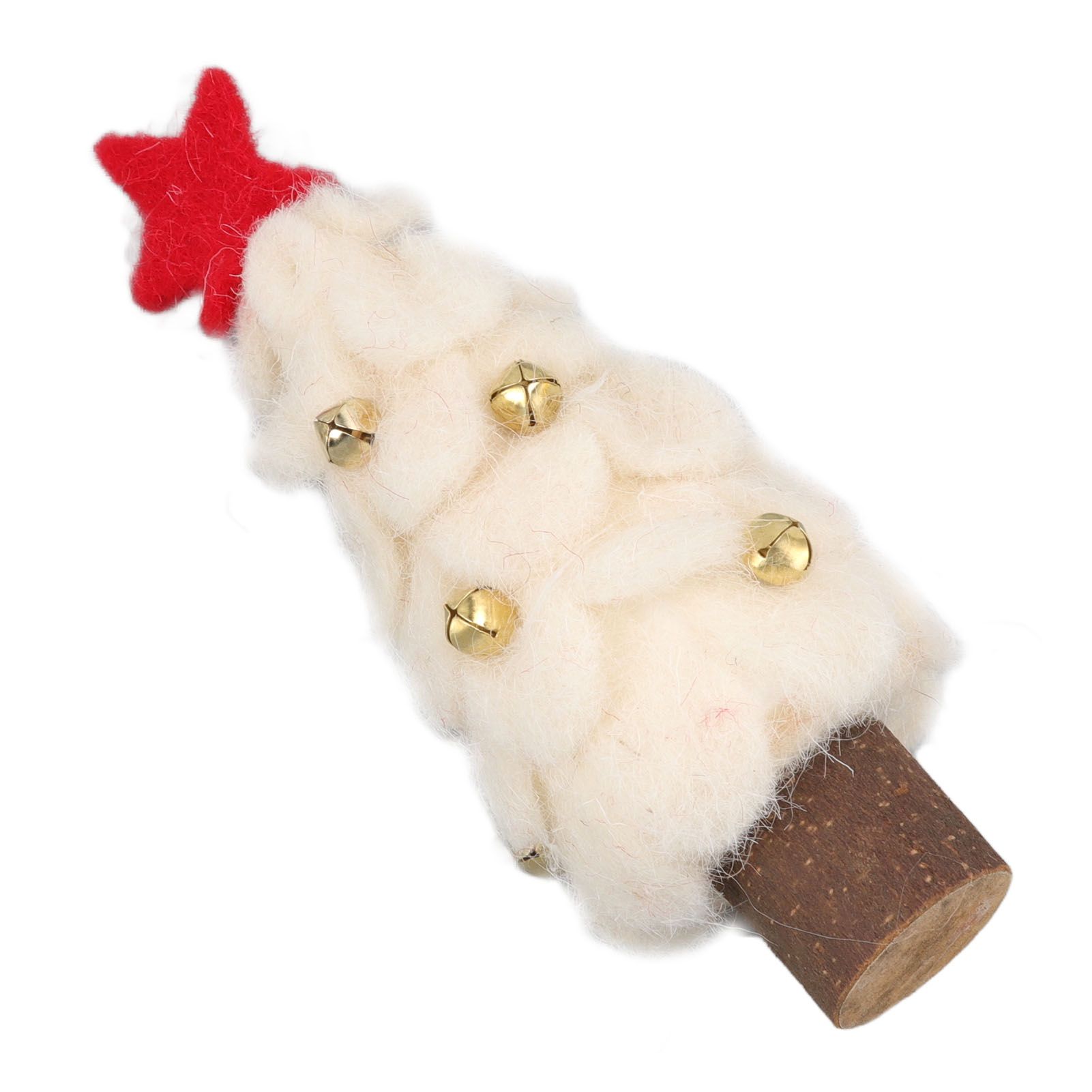 Wool Felt Christmas Tree Wood Small Christmas Tree Decorations for Home view 6