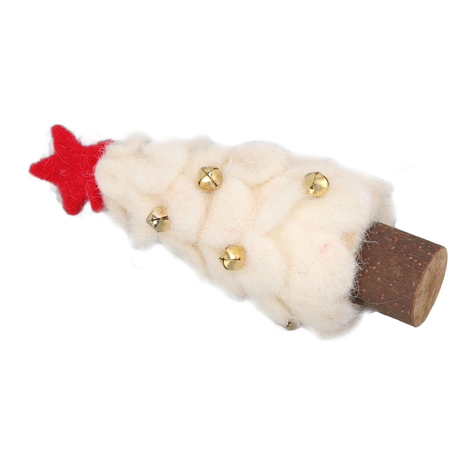 Wool Felt Christmas Tree Wood Small Christmas Tree Decorations for Home view 8