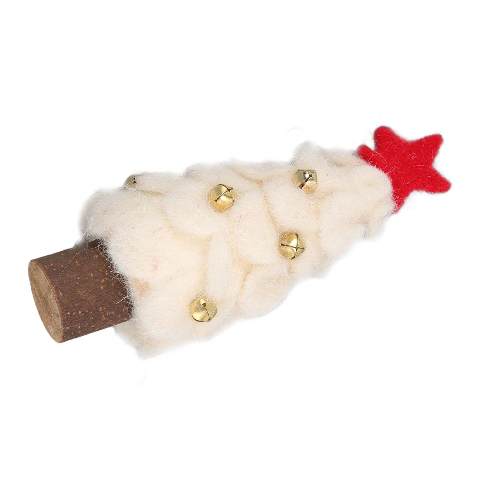 Wool Felt Christmas Tree Wood Small Christmas Tree Decorations for Home view 10