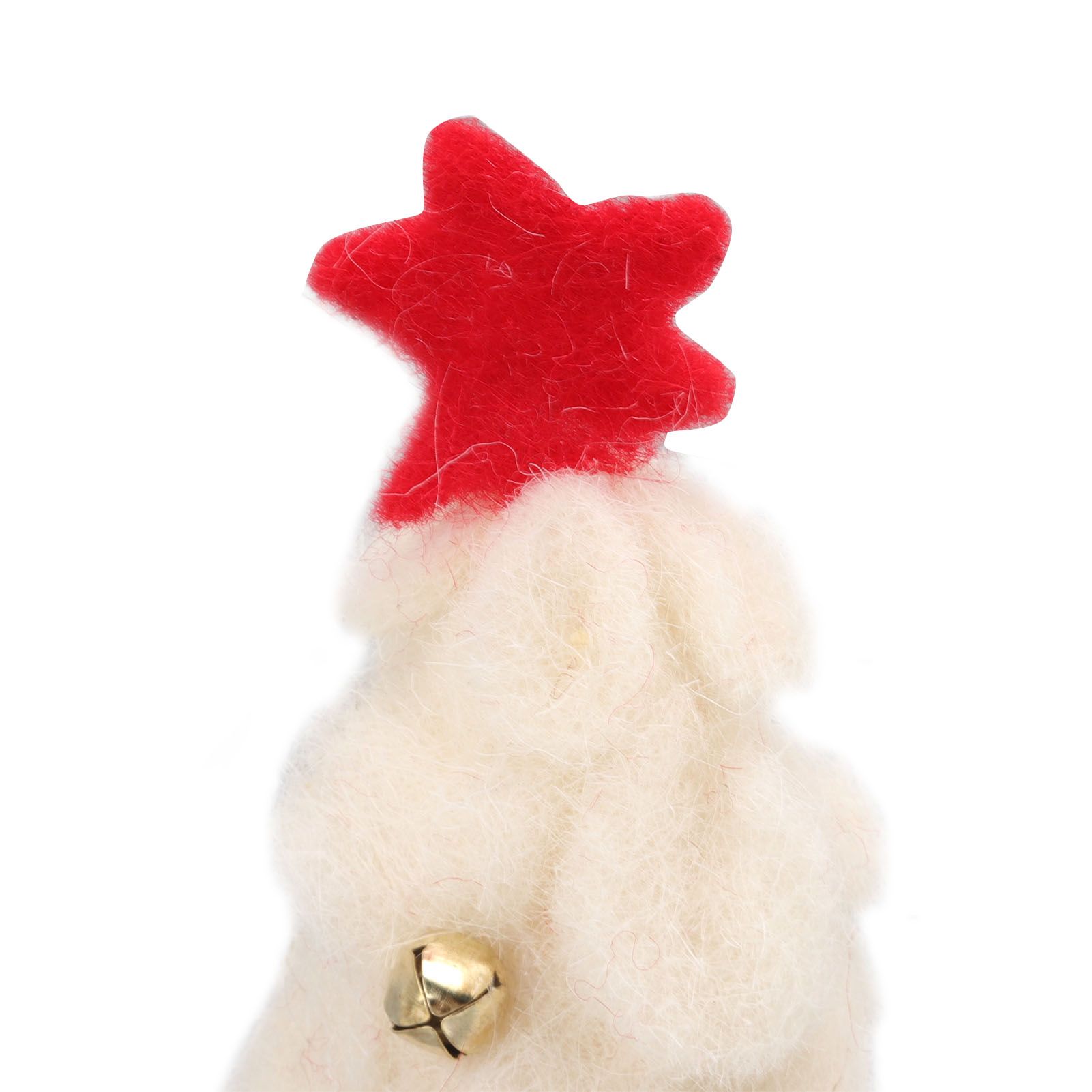 Wool Felt Christmas Tree Wood Small Christmas Tree Decorations for Home view 13