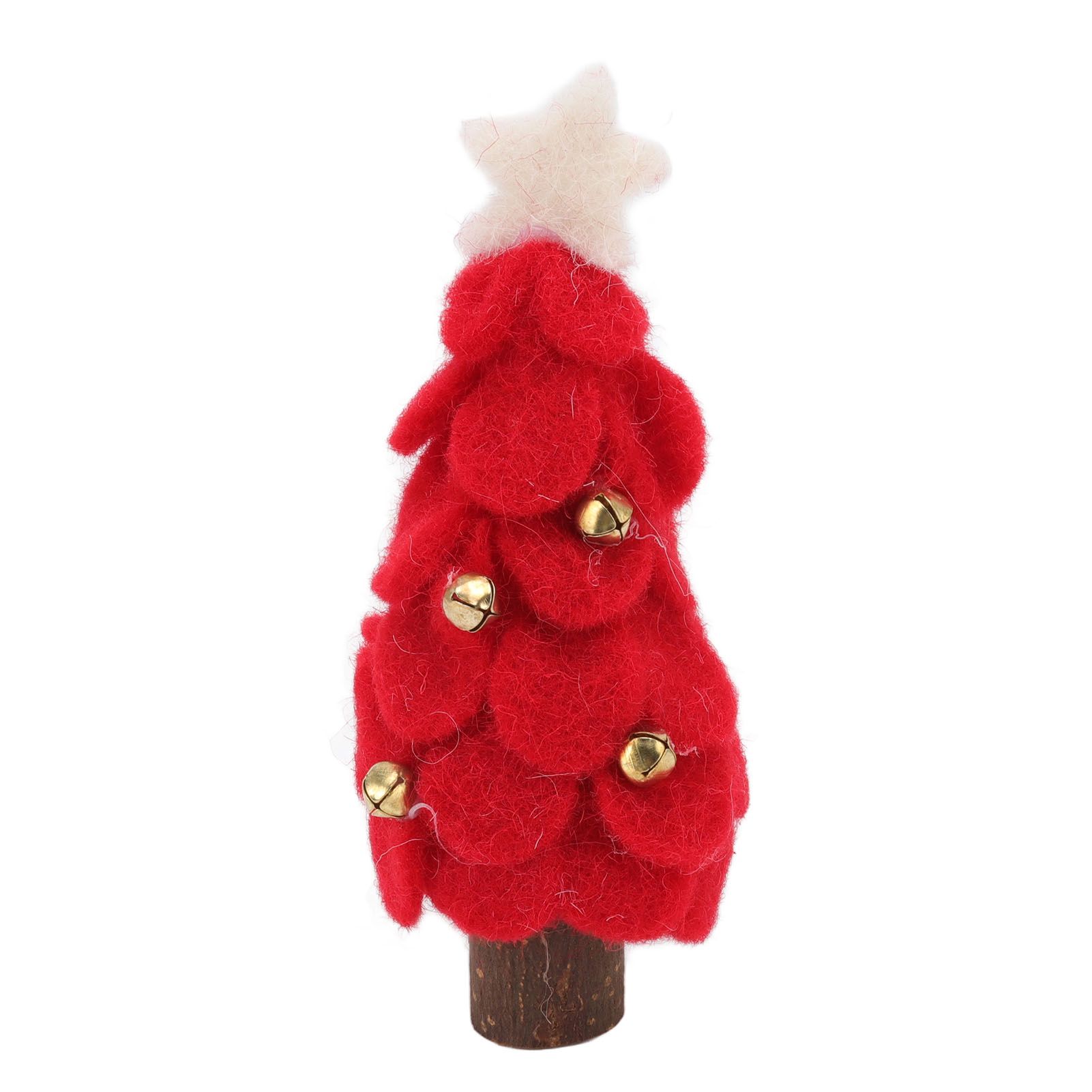 Wool Felt Christmas Tree Wood Small Christmas Tree Decorations for Home