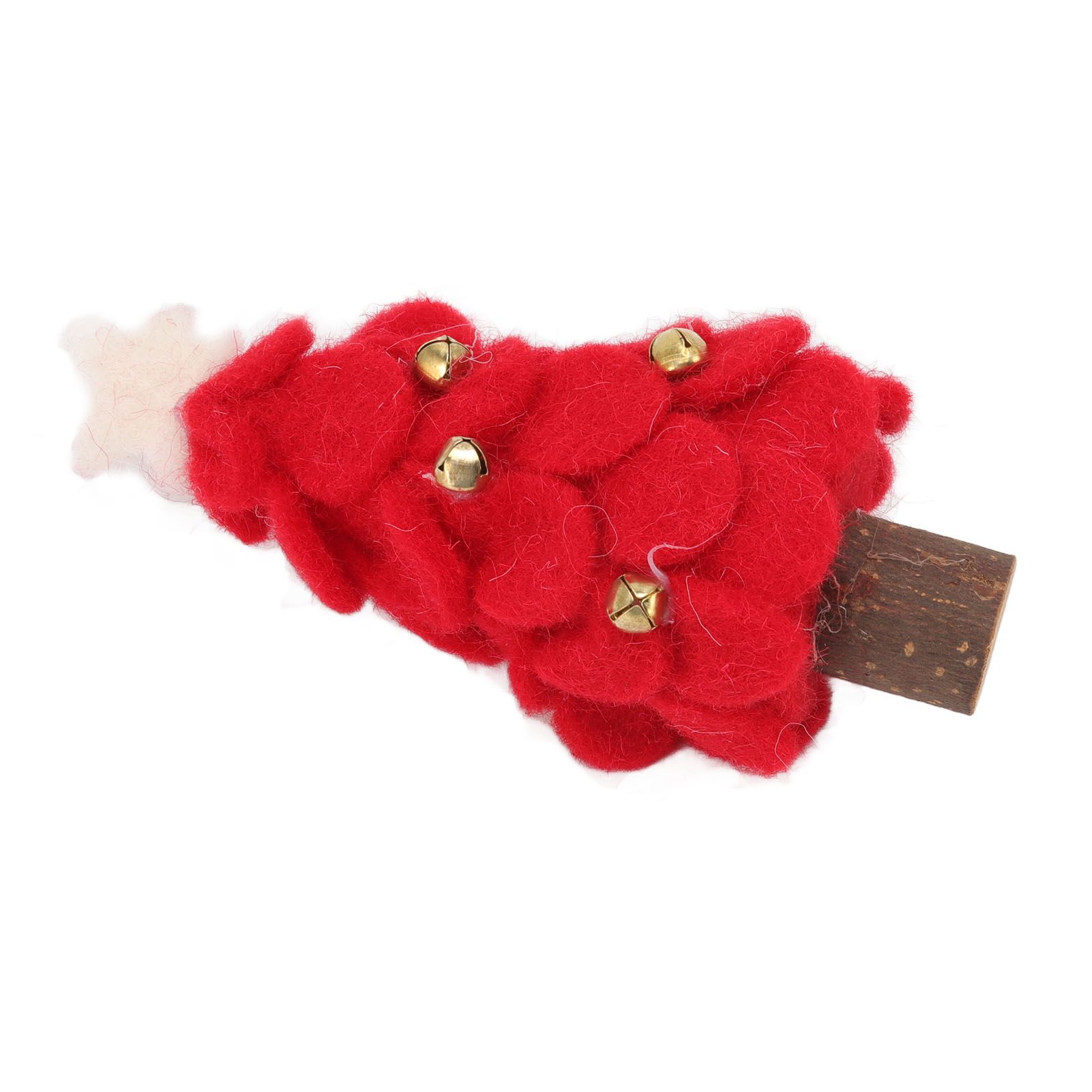 Wool Felt Christmas Tree Wood Small Christmas Tree Decorations for Home view 6