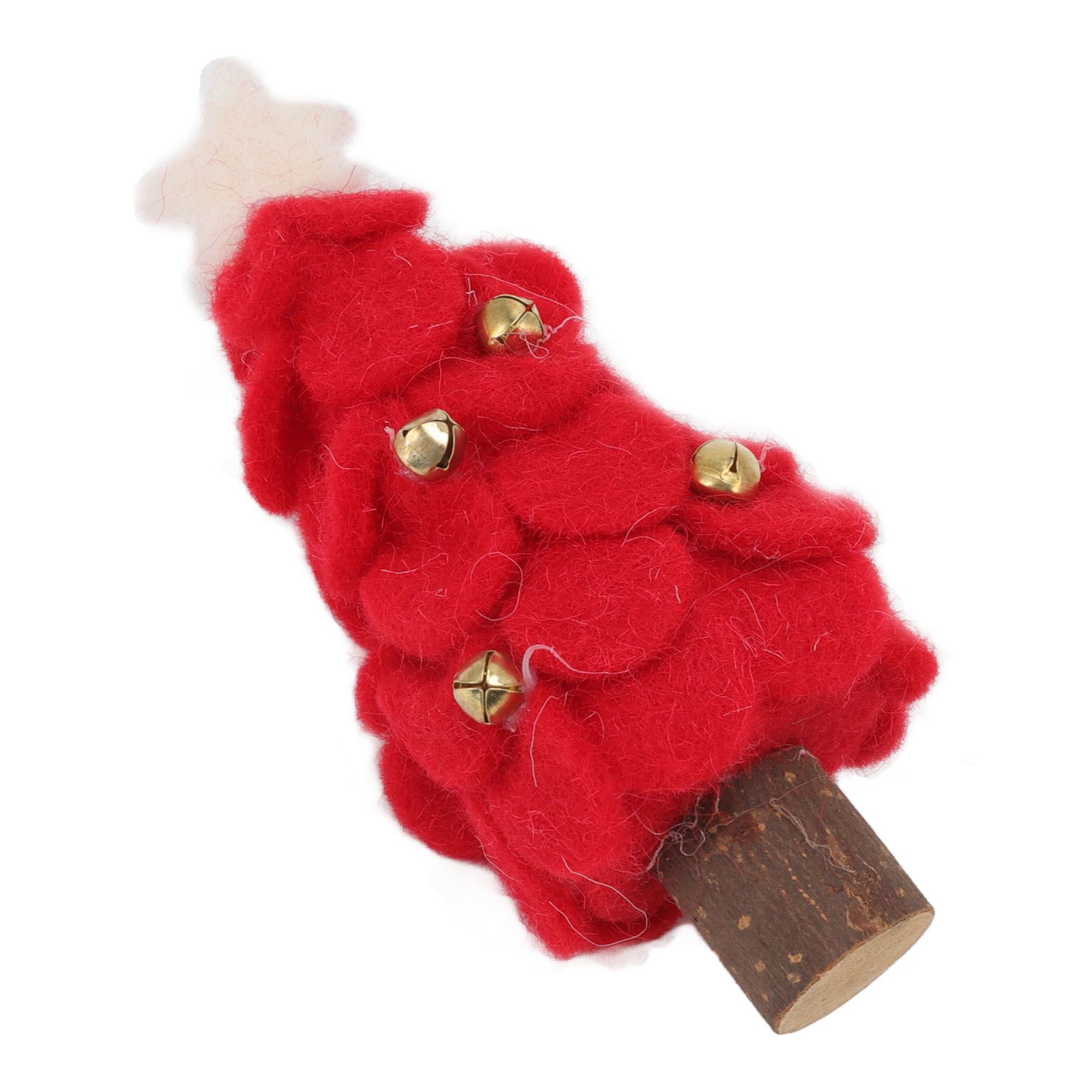 Wool Felt Christmas Tree Wood Small Christmas Tree Decorations for Home view 7
