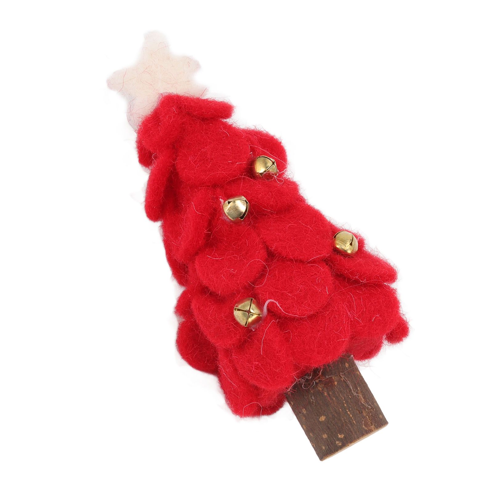 Wool Felt Christmas Tree Wood Small Christmas Tree Decorations for Home view 9