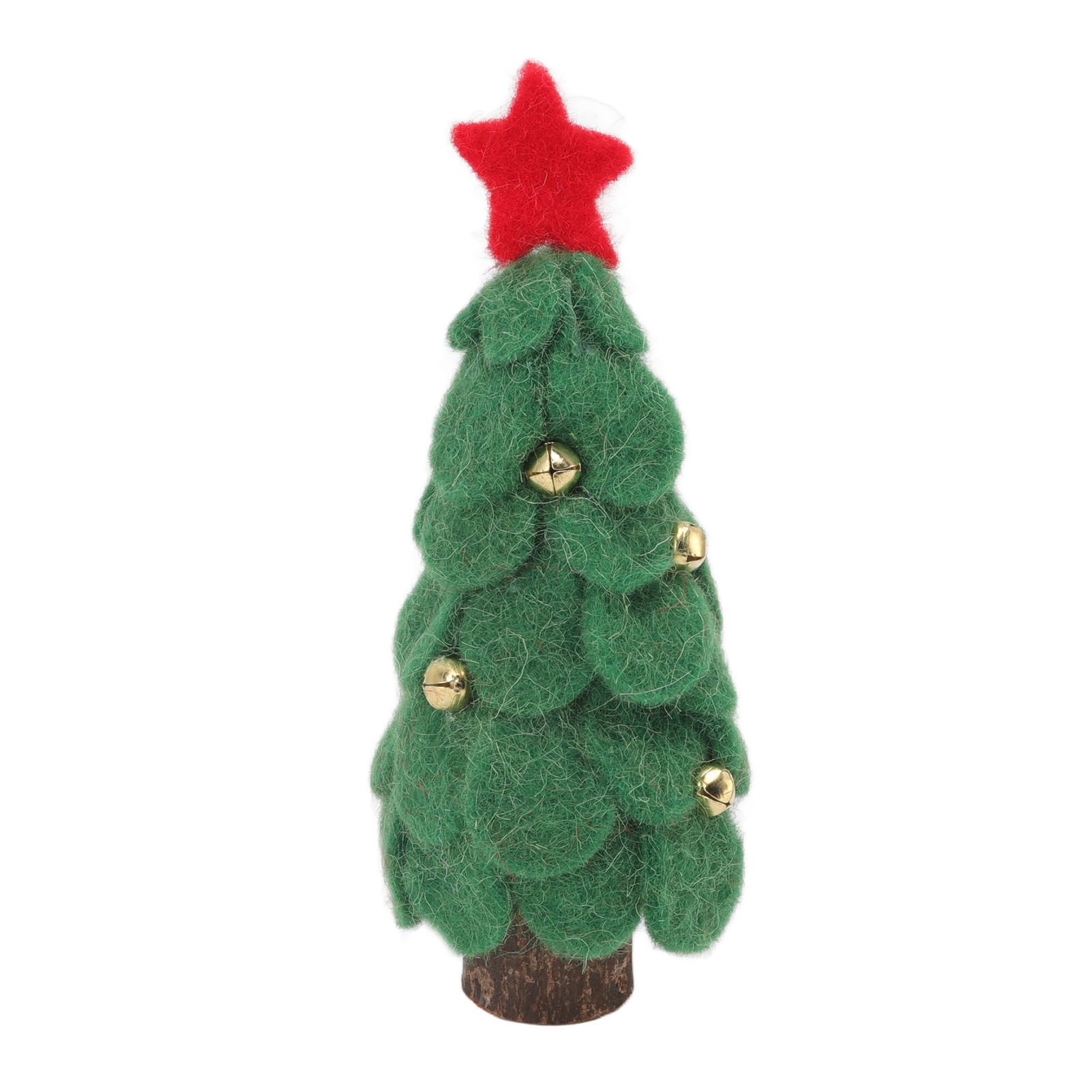 Wool Felt Christmas Tree Wood Small Christmas Tree Decorations for Home