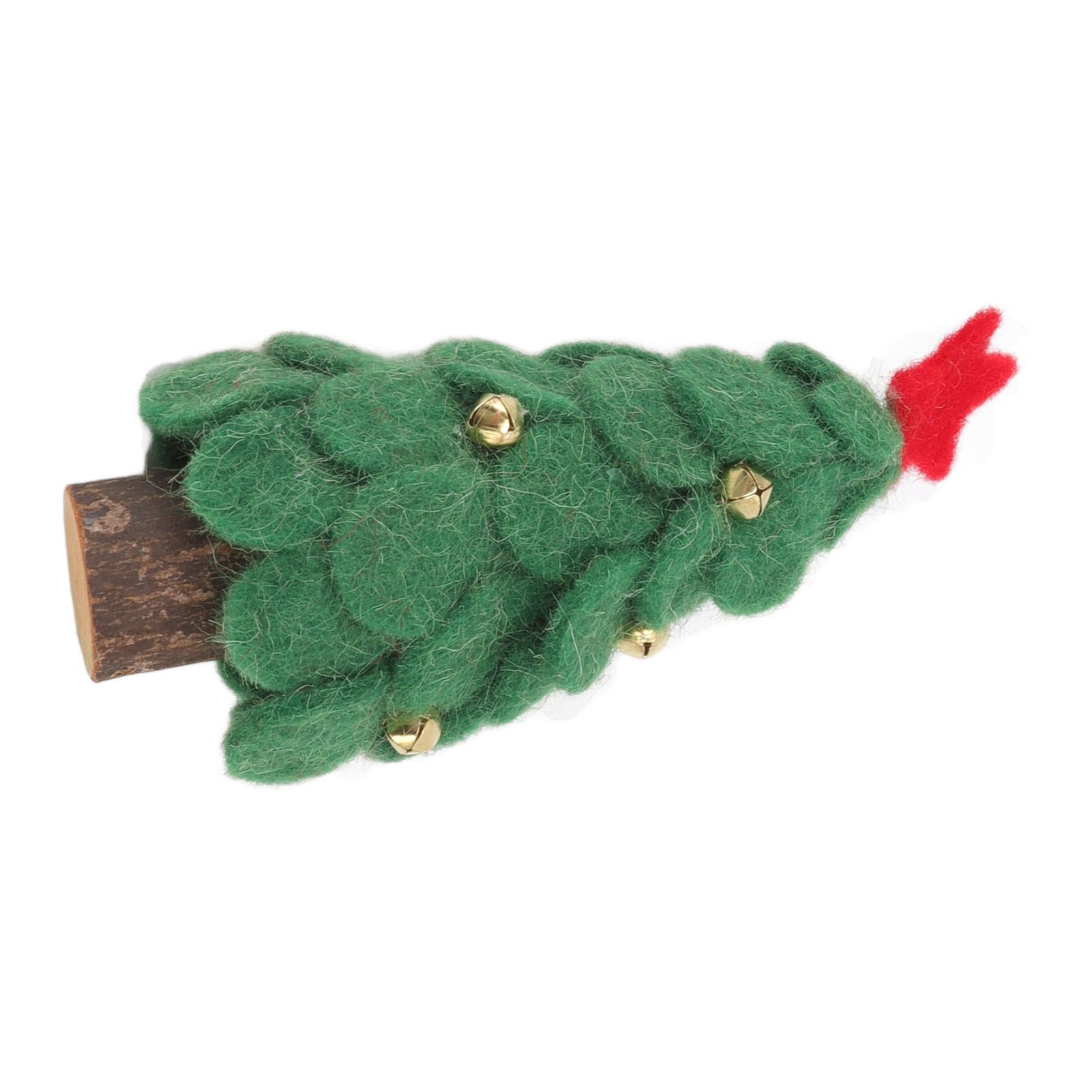 Wool Felt Christmas Tree Wood Small Christmas Tree Decorations for Home view 10