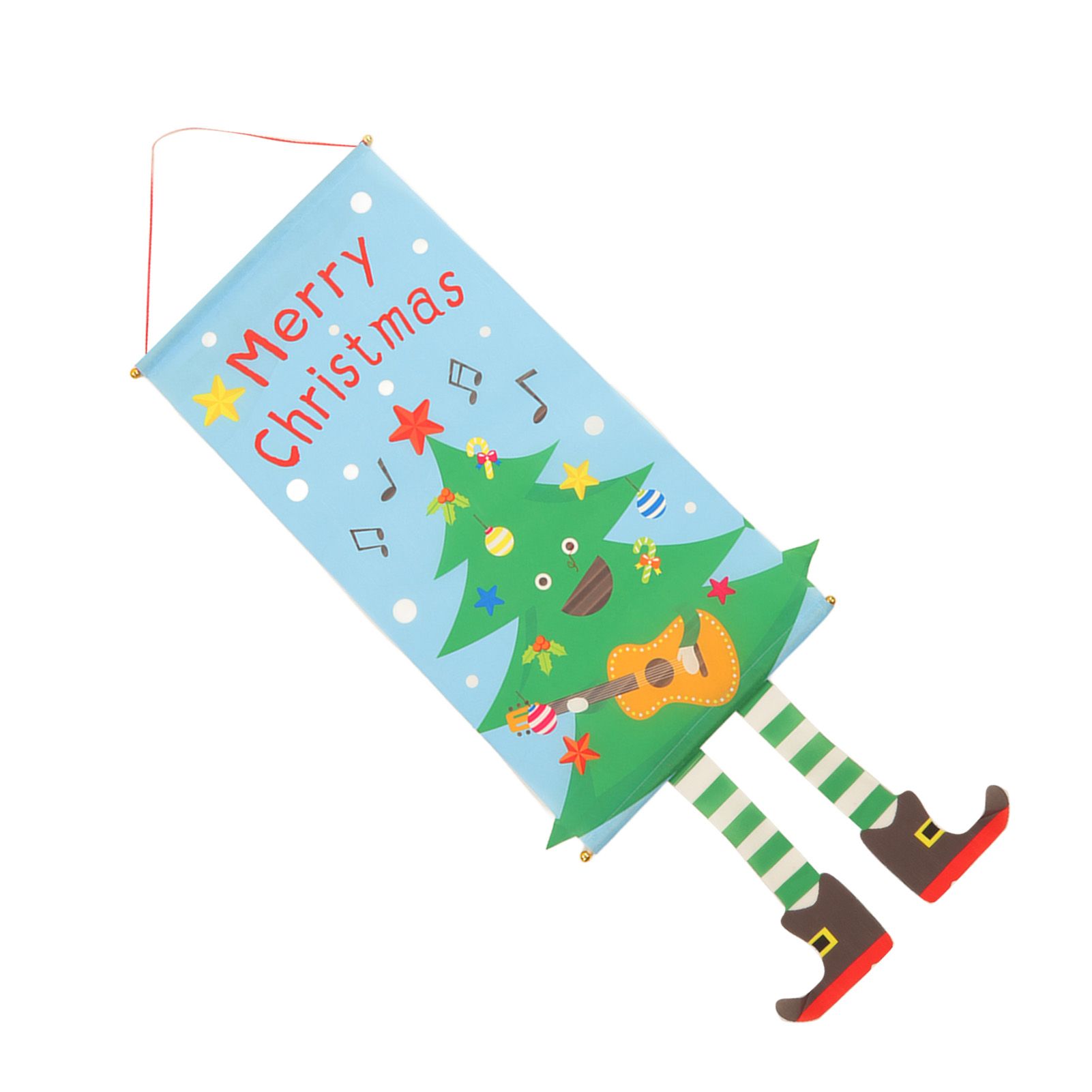 Christmas Flags Ornament Christmas Tree Designed Bamboo and Cloth Christmas view 9
