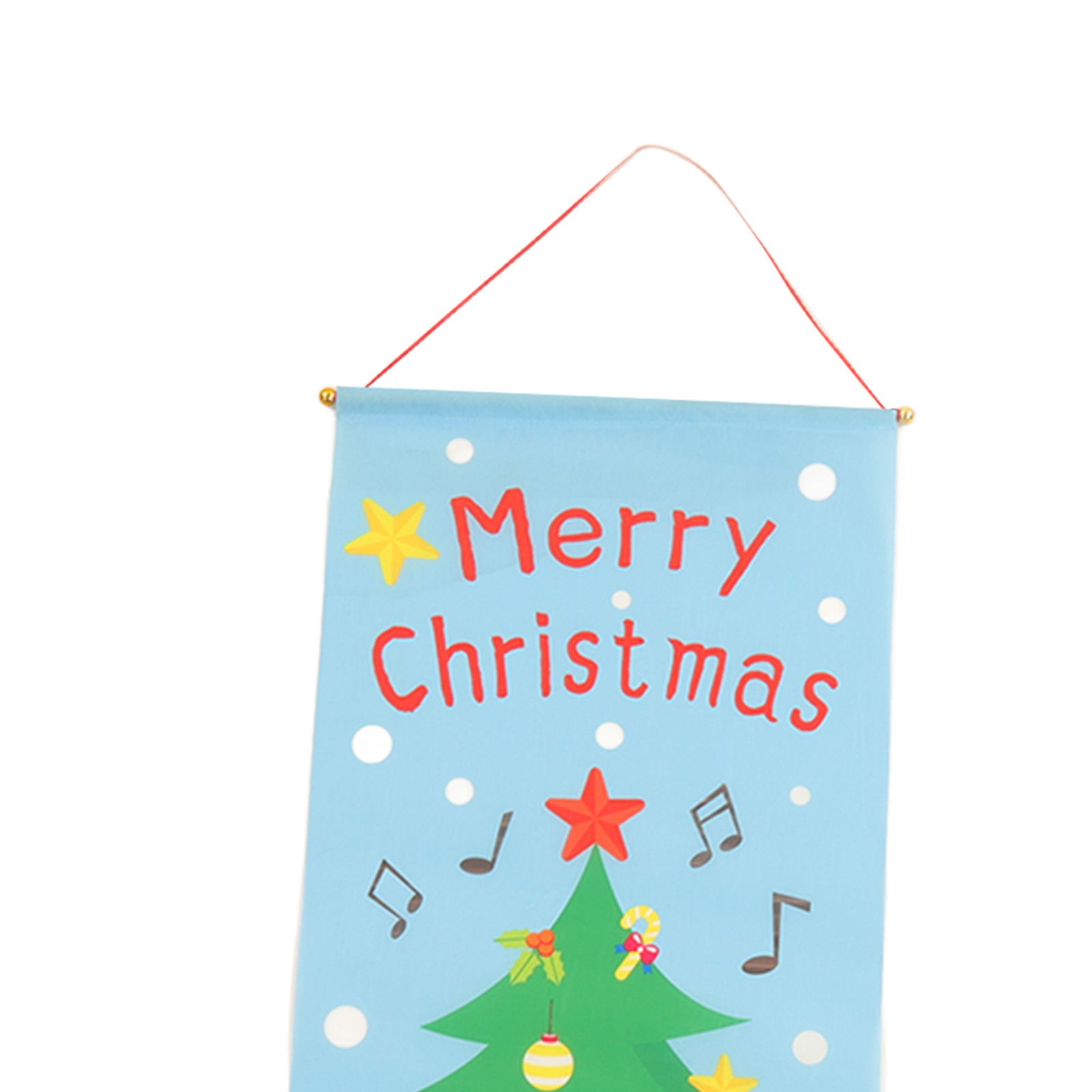Christmas Flags Ornament Christmas Tree Designed Bamboo and Cloth Christmas view 13