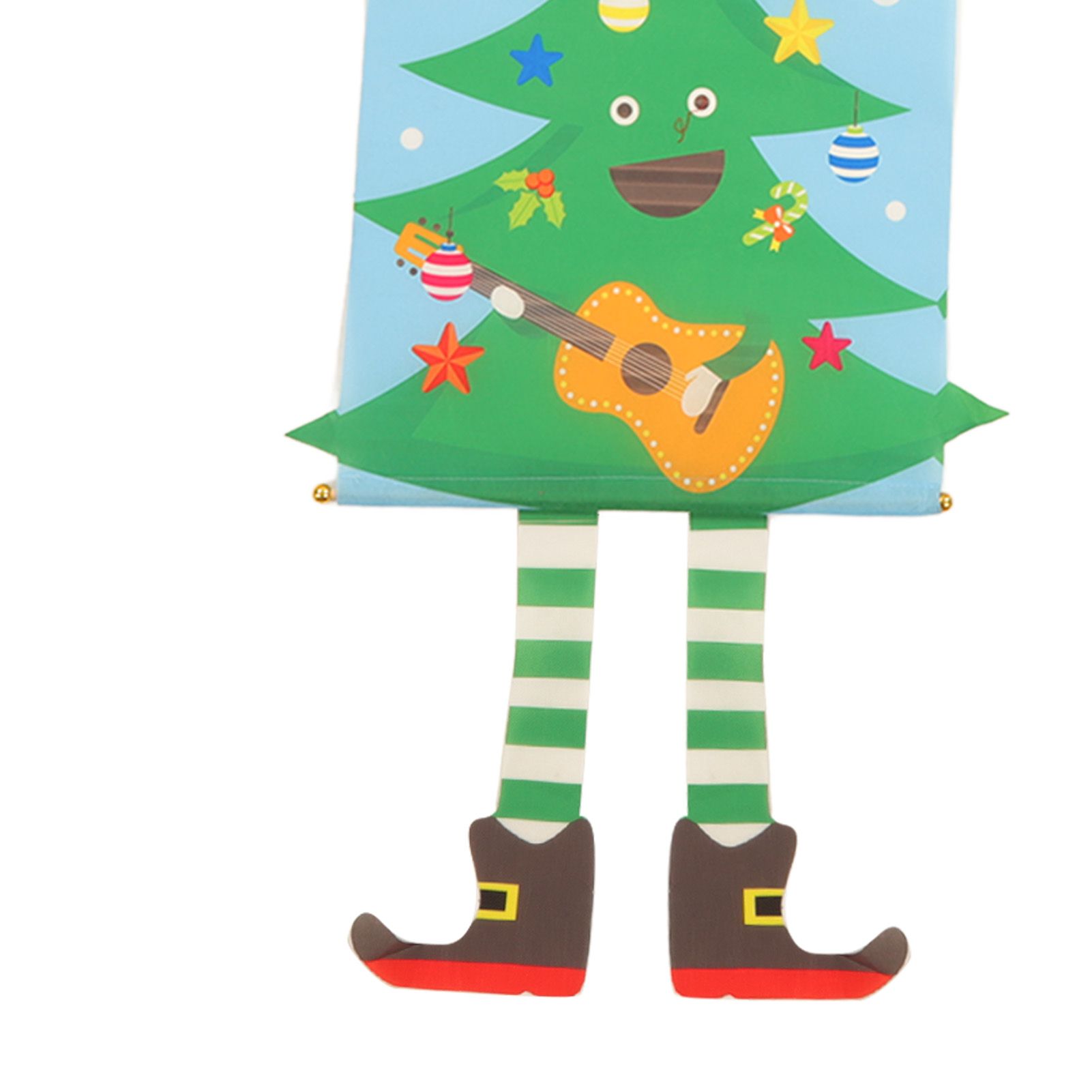 Christmas Flags Ornament Christmas Tree Designed Bamboo and Cloth Christmas view 14