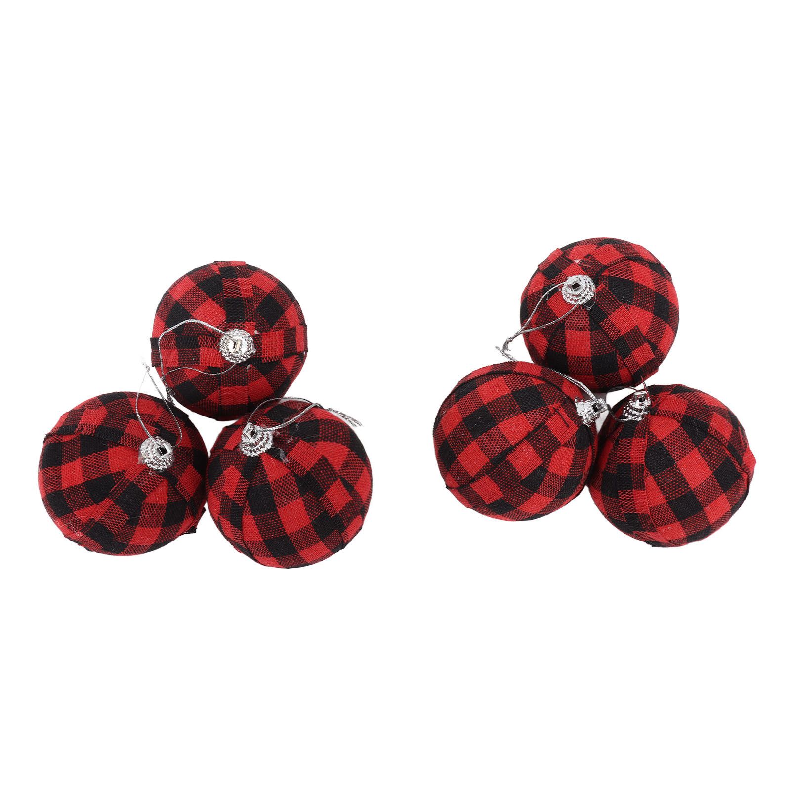 6Pcs 70mm 2.76 Inch Christmas Ornaments Balls Christmas Tree Decoration Balls view 3