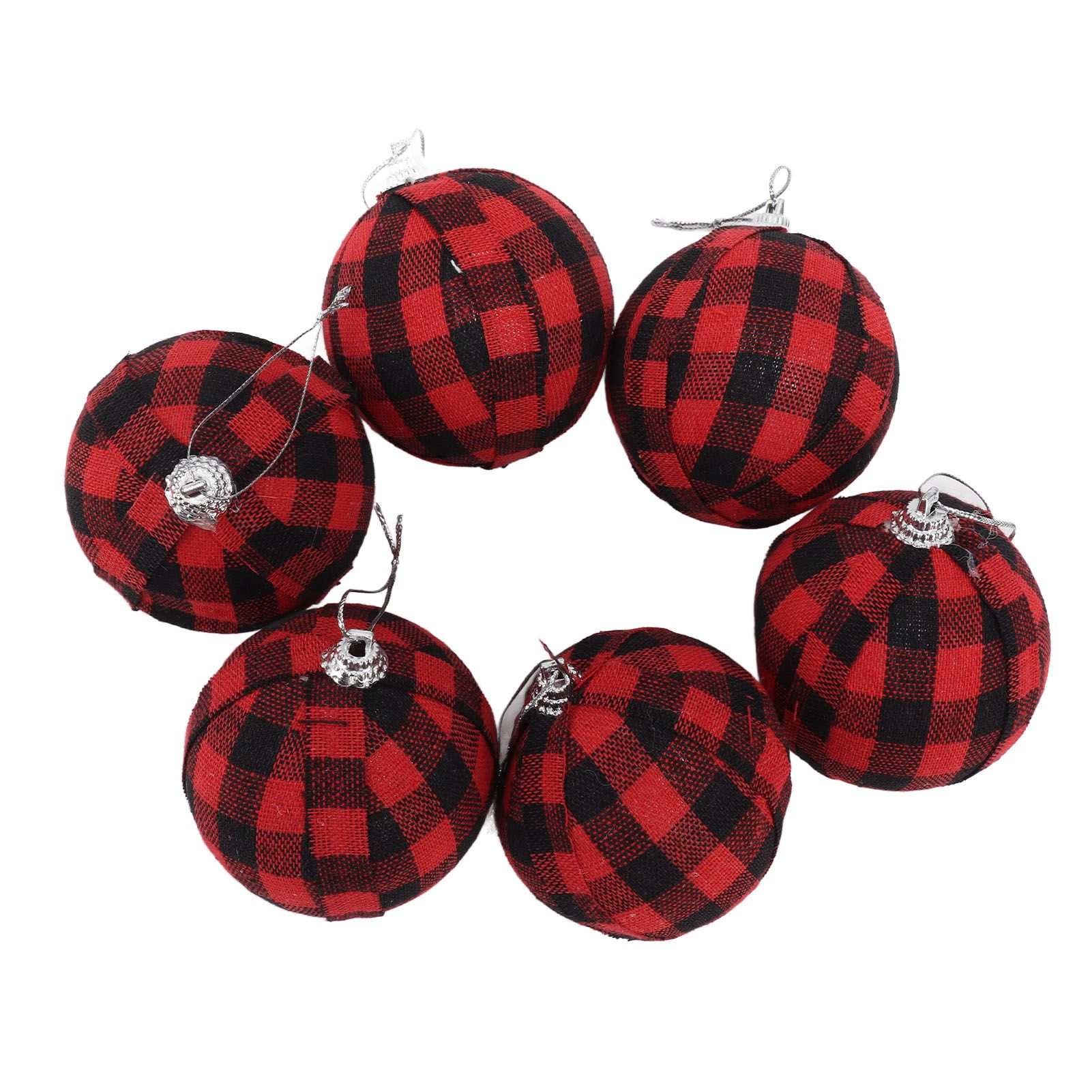6Pcs 70mm 2.76 Inch Christmas Ornaments Balls Christmas Tree Decoration Balls view 4