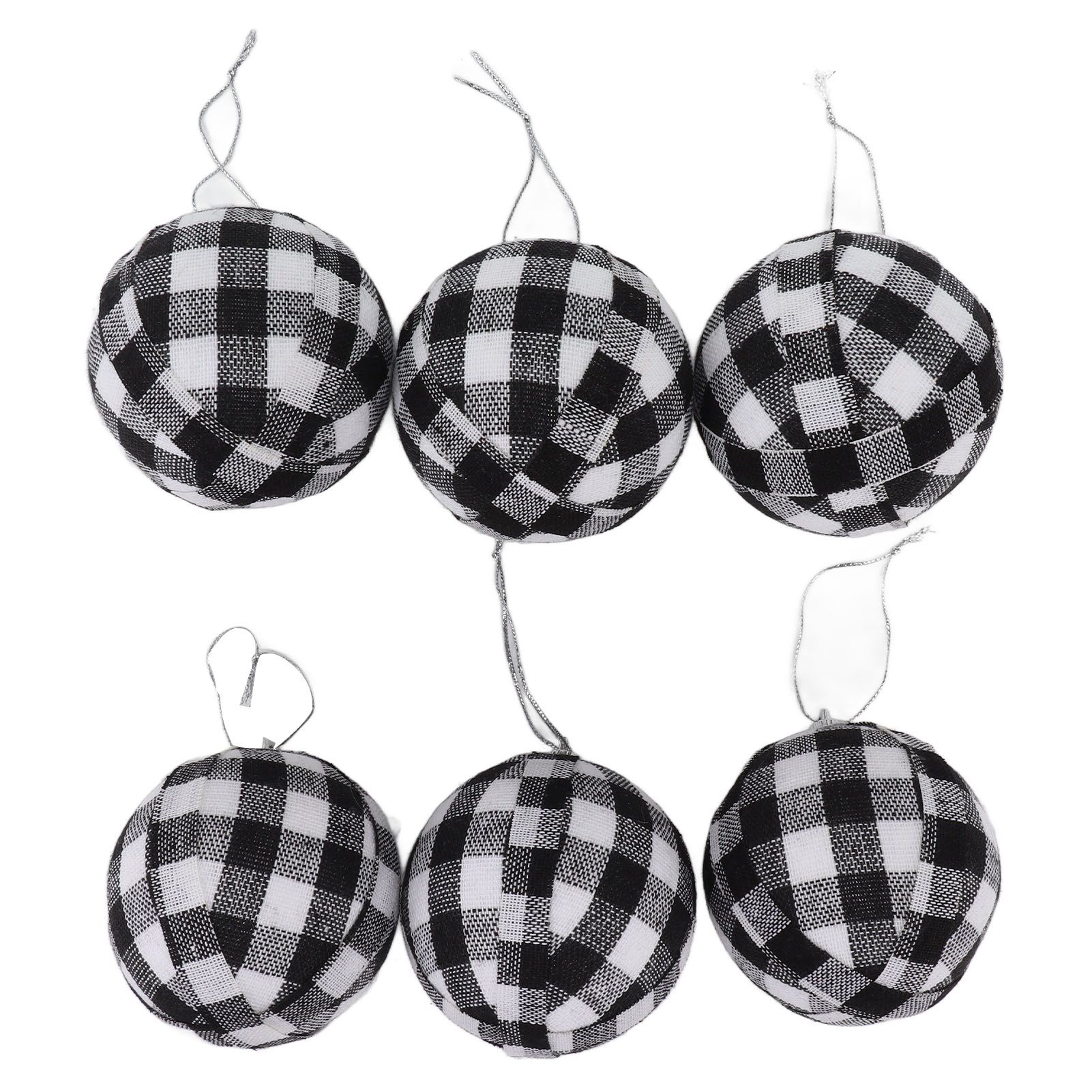 6Pcs 70mm 2.76 Inch Christmas Ornaments Balls Christmas Tree Decoration Balls