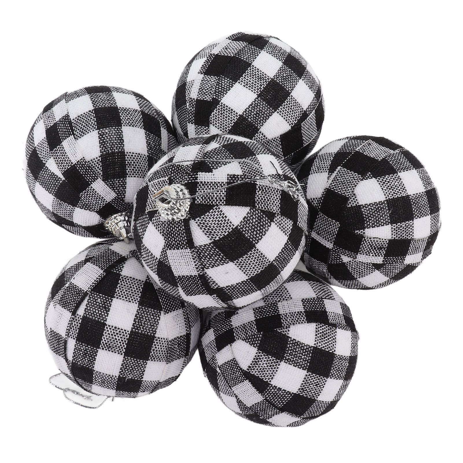 6Pcs 70mm 2.76 Inch Christmas Ornaments Balls Christmas Tree Decoration Balls view 2
