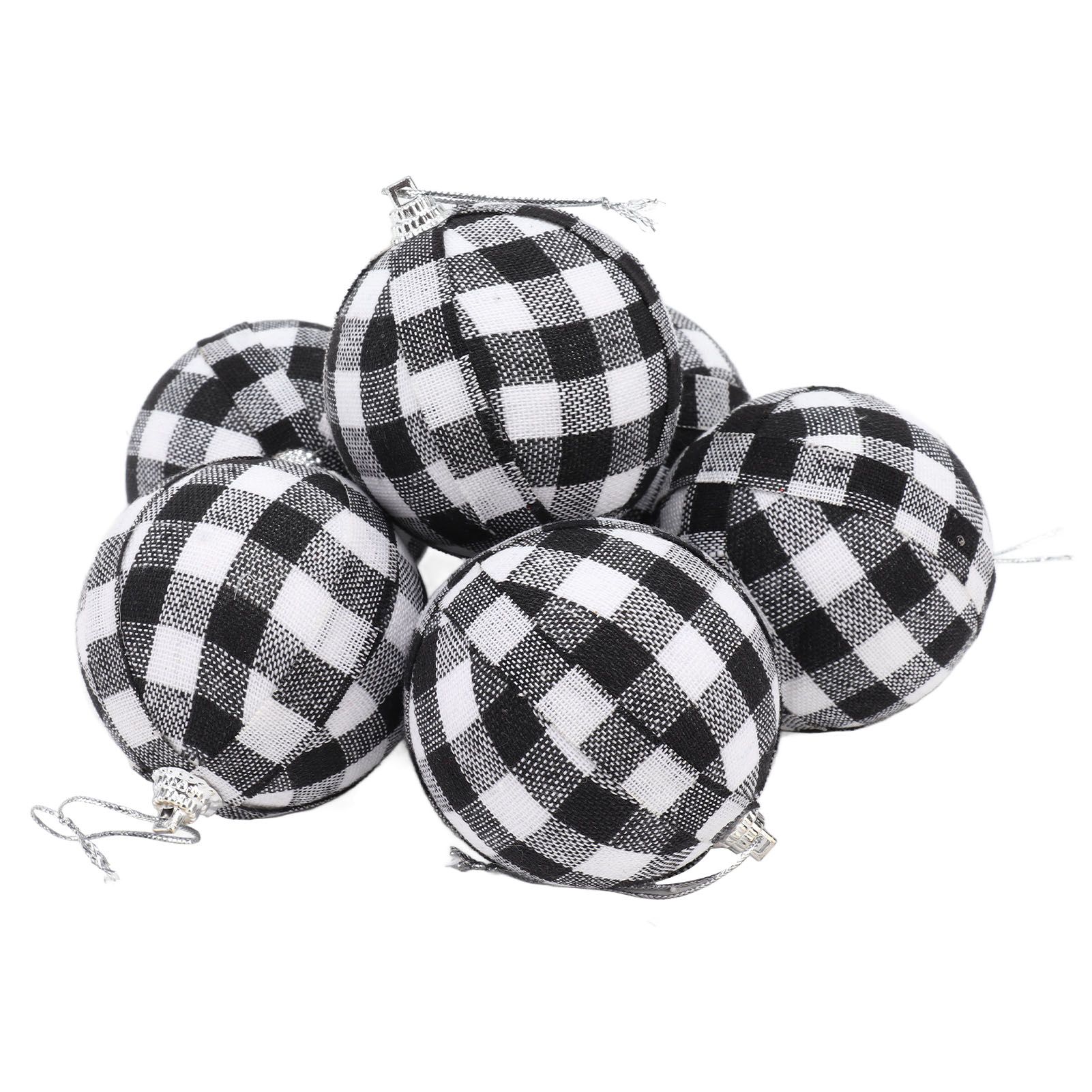 6Pcs 70mm 2.76 Inch Christmas Ornaments Balls Christmas Tree Decoration Balls view 3