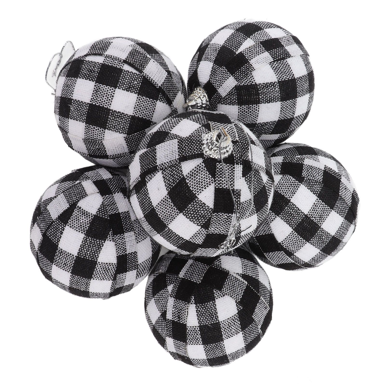 6Pcs 70mm 2.76 Inch Christmas Ornaments Balls Christmas Tree Decoration Balls view 8