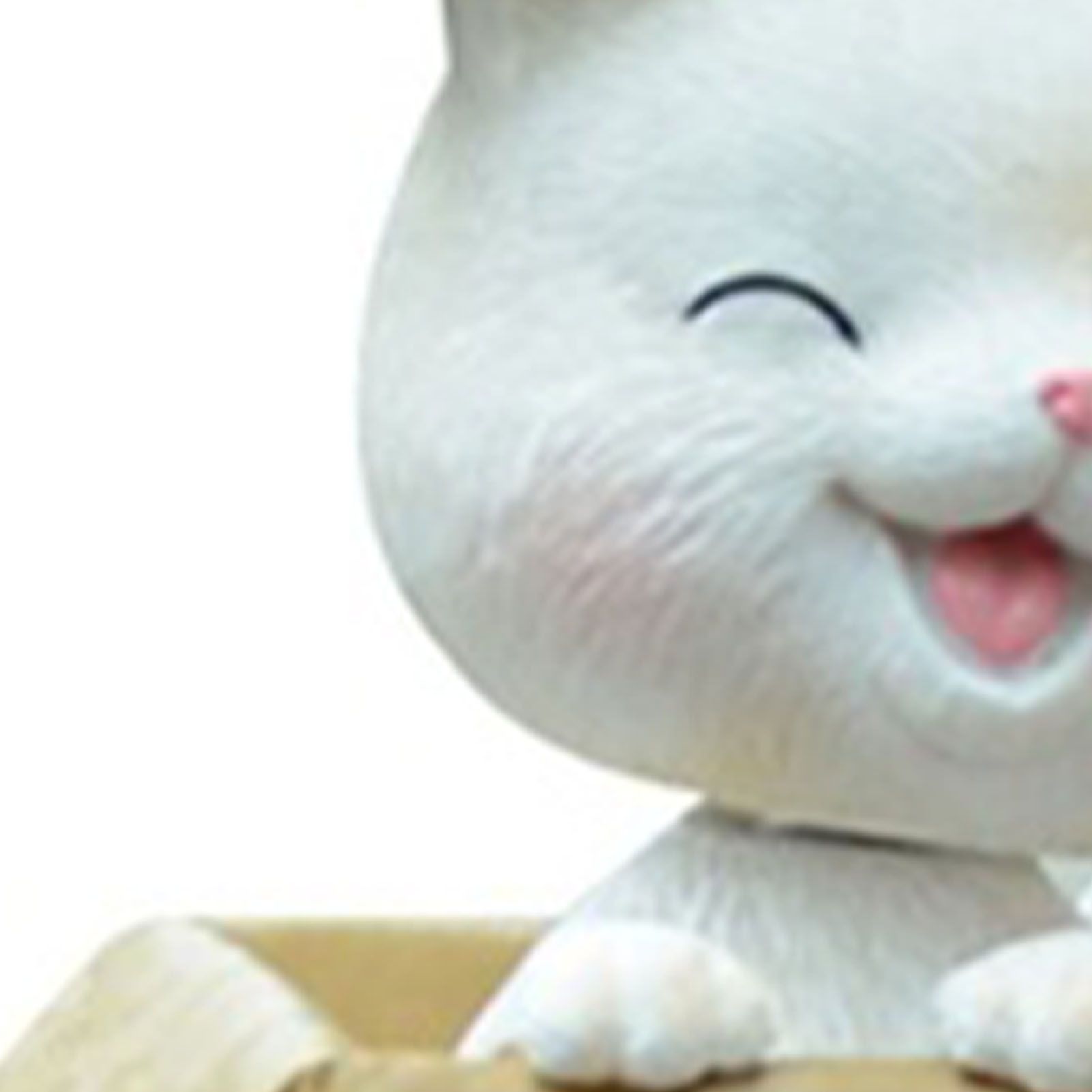 Car Dashboard Lucky Cat Decor Resin Shaking Head Cat Ornament Cute Cartoon view 7