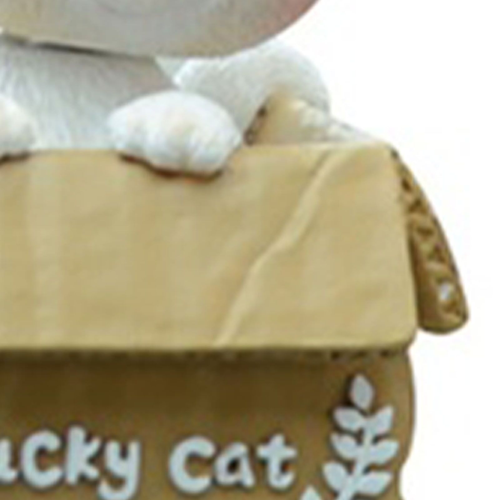 Car Dashboard Lucky Cat Decor Resin Shaking Head Cat Ornament Cute Cartoon view 8