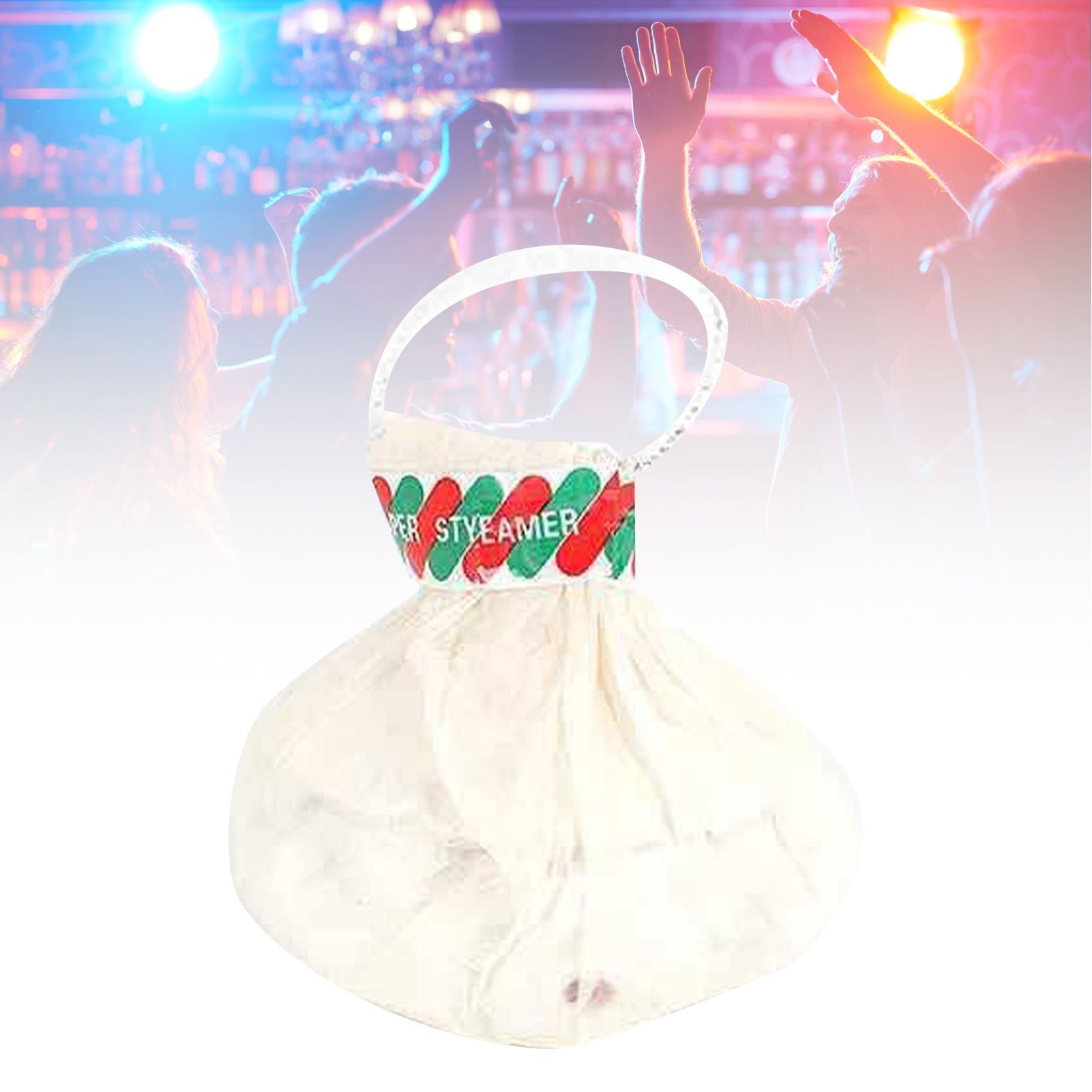 Streamer Popper Hand Throw Paper Cracker 30 Stripes Confetti Decor for Party view 5