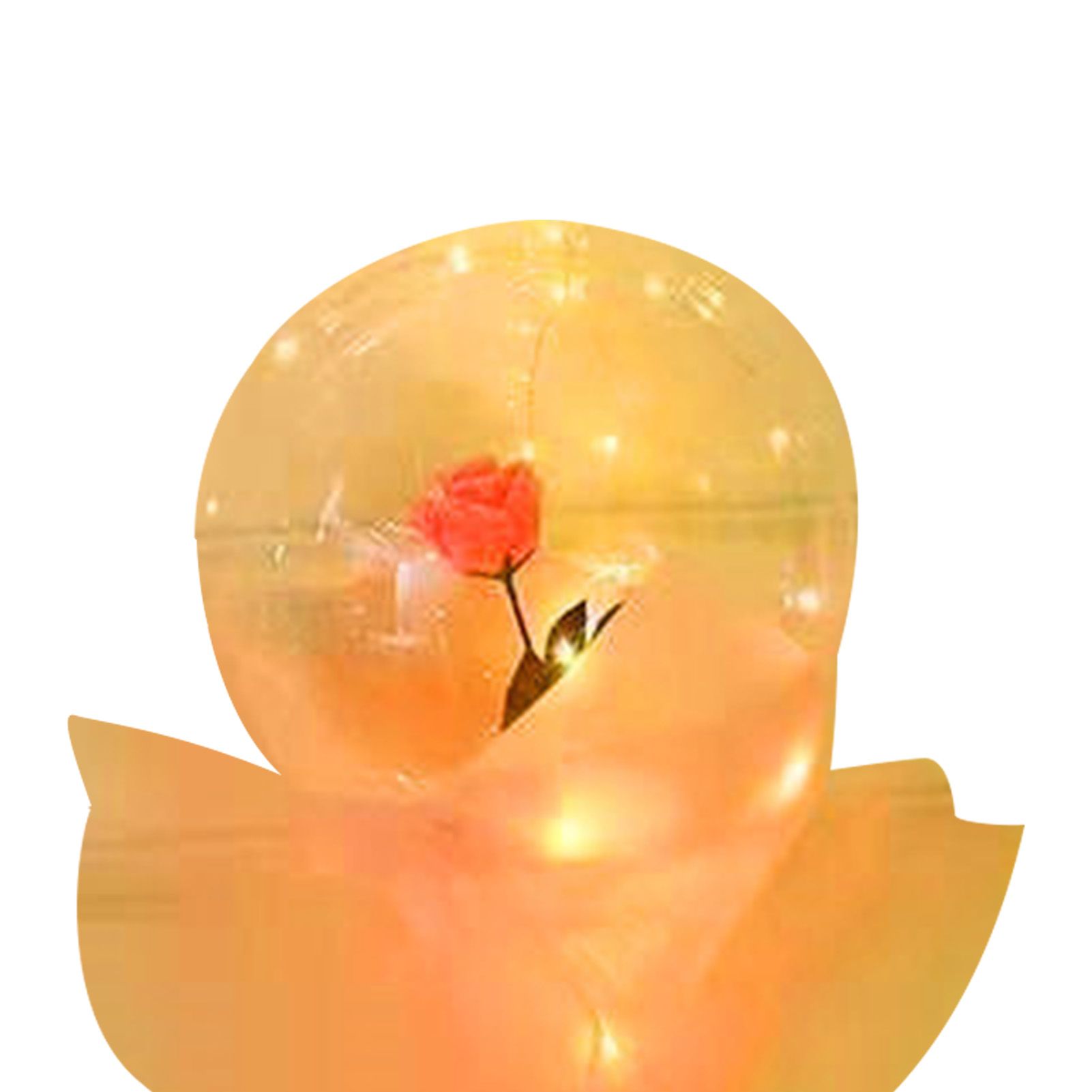 Luminous Balloon Rose Bouquet Transparent Ball Bouquet Valentines Day Gifts view 9