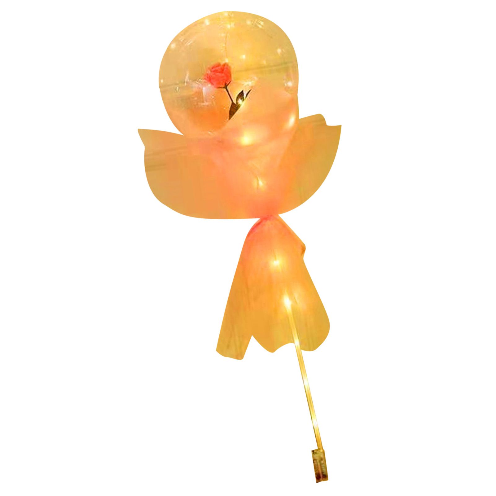 Luminous Balloon Rose Bouquet Transparent Ball Bouquet Valentines Day Gifts view 11