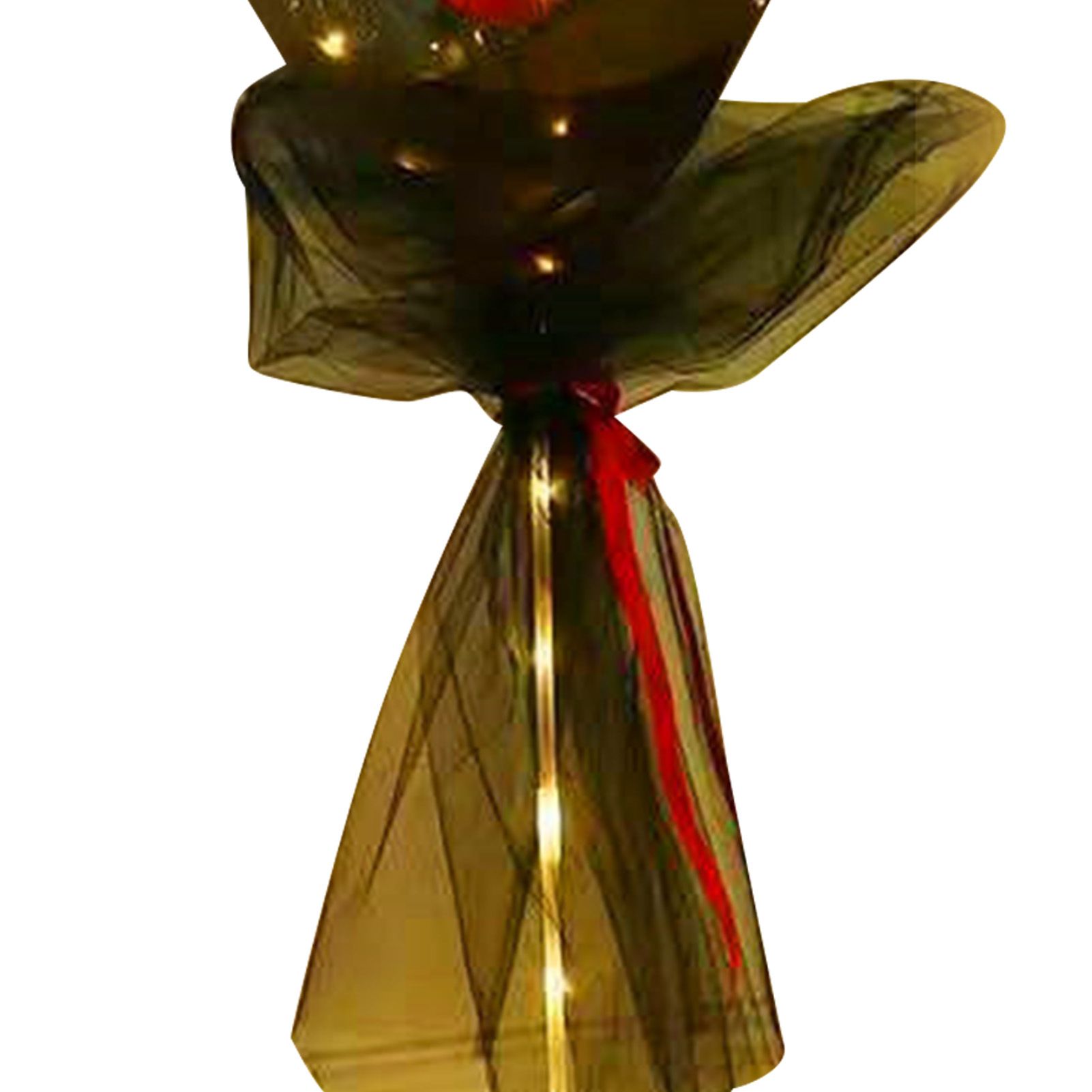 Luminous Balloon Rose Bouquet Transparent Ball Bouquet Valentines Day Gifts view 8