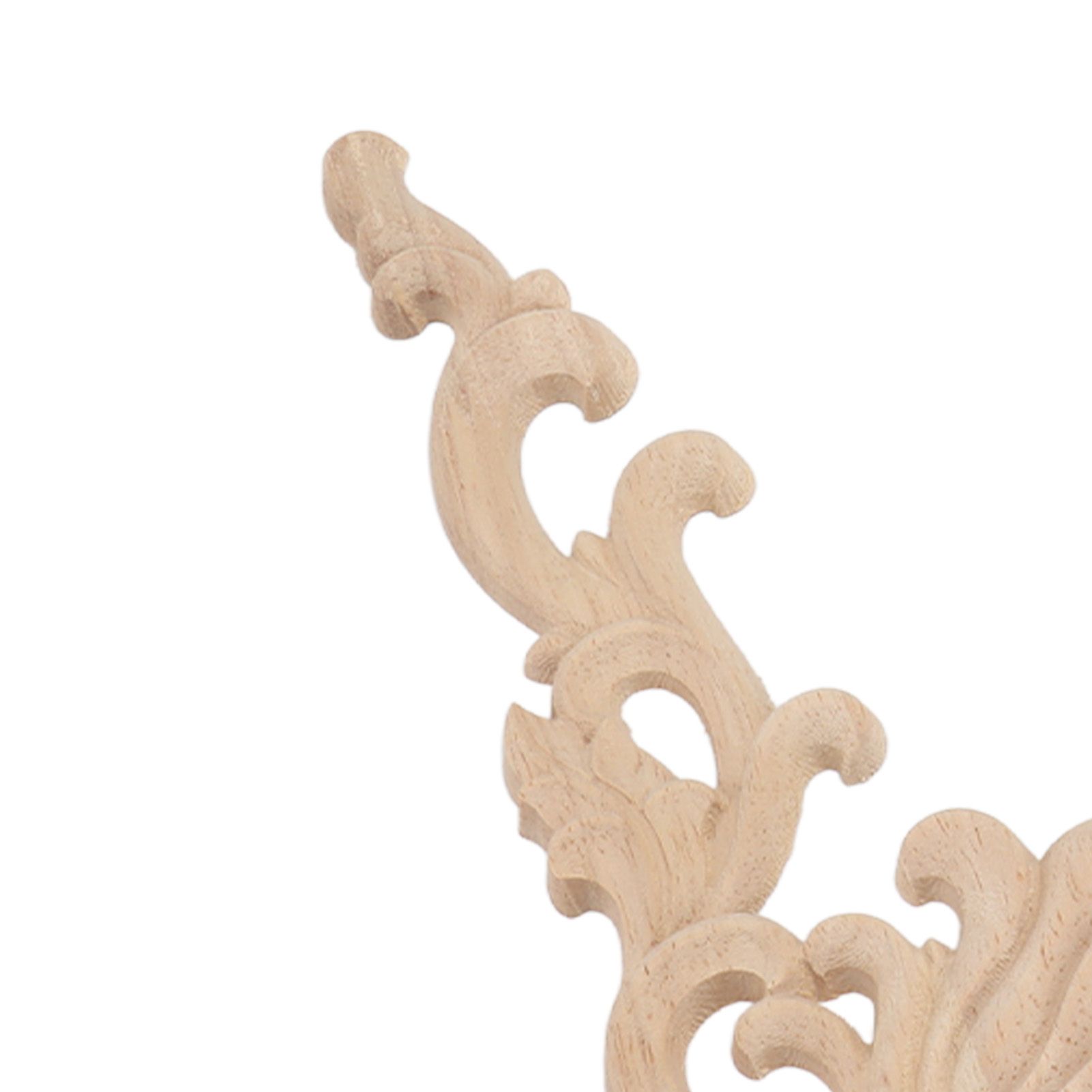 4Pcs Wood Corner Applique Decorative Carved Corner Onlay Applique for Cabinet view 13