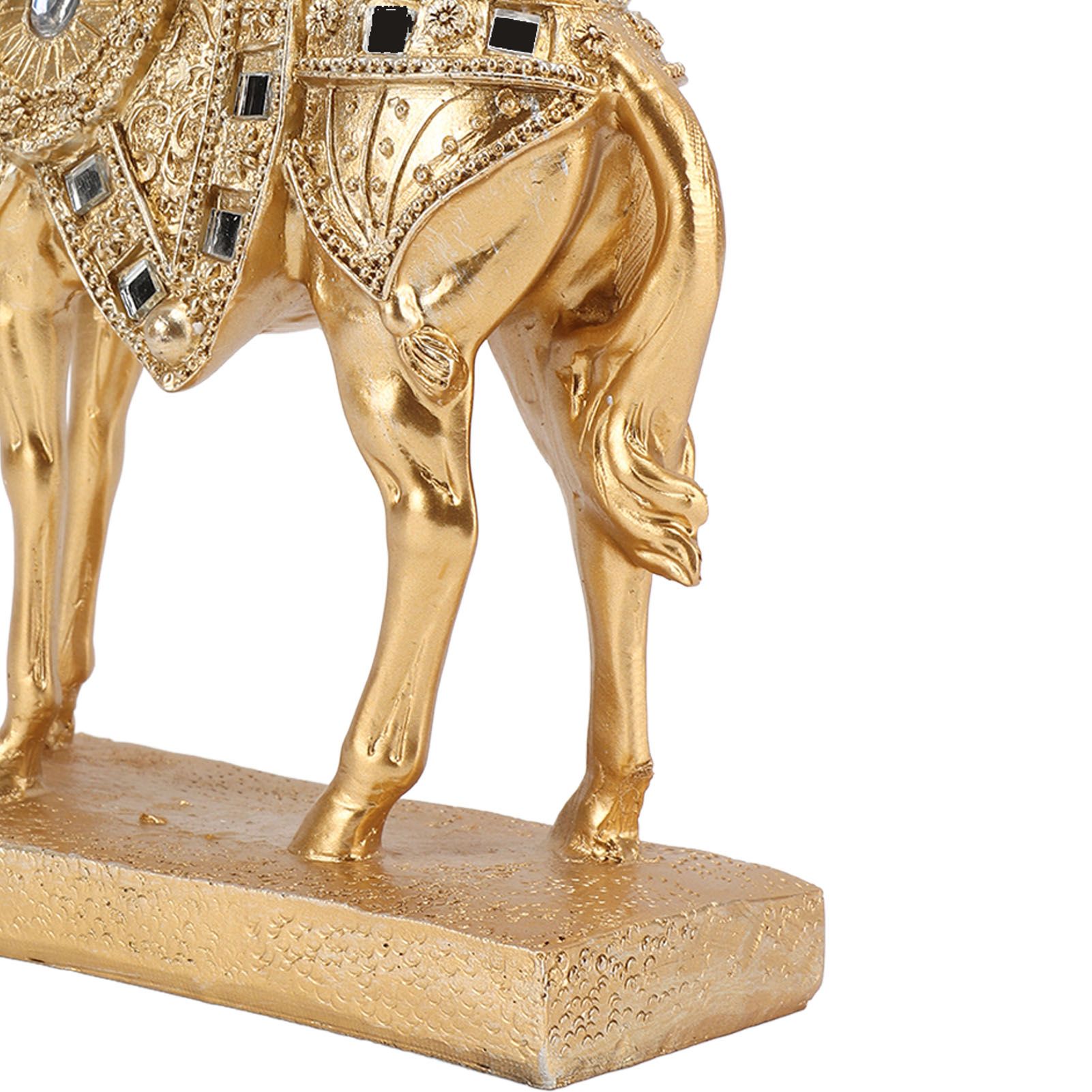 Horse Standing Statue Rearing Art Figurine Decorative Sculpture Home Decor view 15