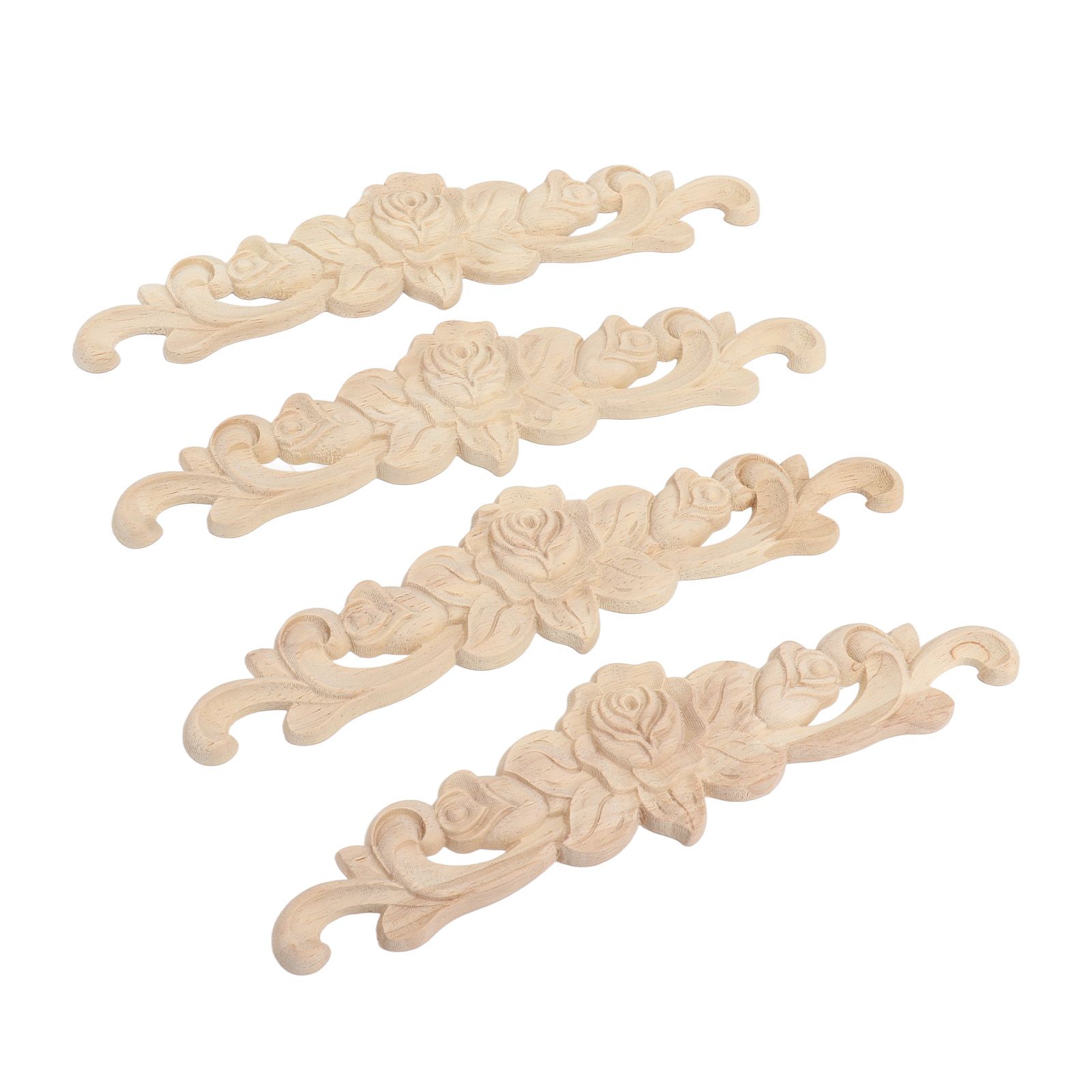 Wood Appliques European Style Exquisite Appearance Decorative Wood Carved view 14