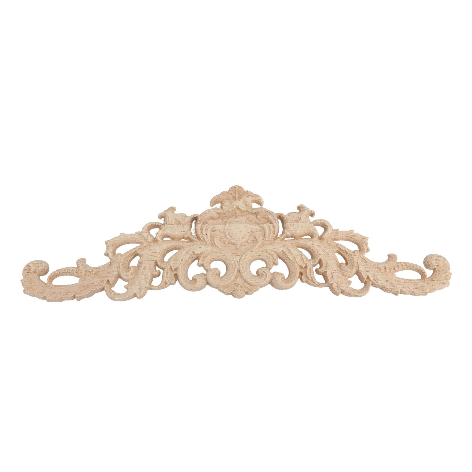 5Pcs Wooden Appliques Onlays Rubber Wood Carved 4 Corner Onlays and 1 Long view 15