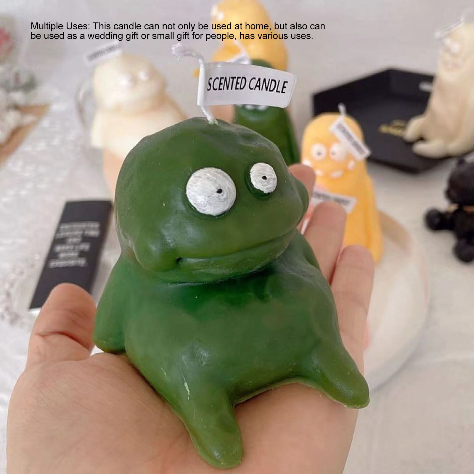 Clay Man Shaped Candle Cartoon Fragrant Candles Funny Ugly Cute Candle view 11