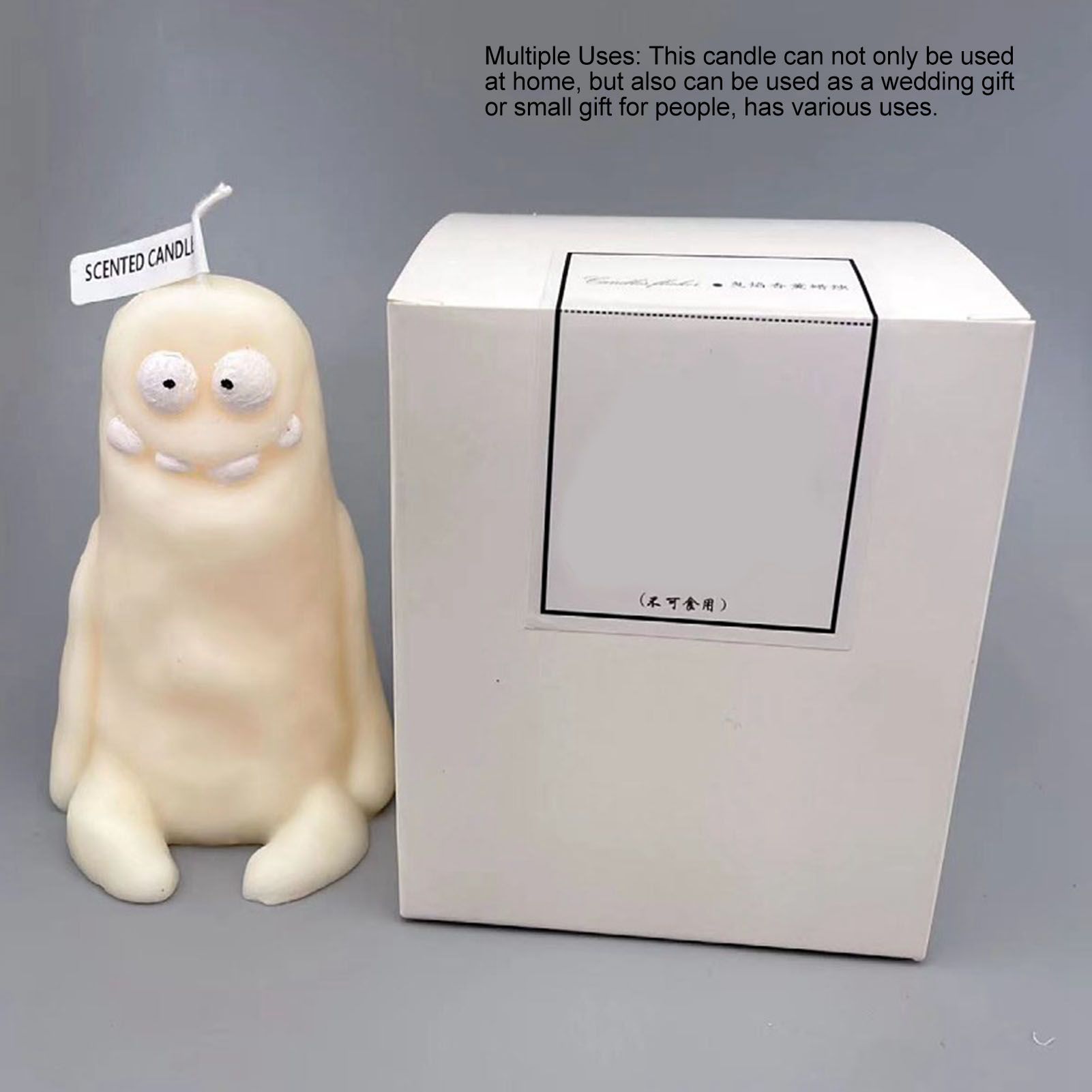 Clay Man Shaped Candle Cartoon Fragrant Candles Funny Ugly Cute Candle view 11