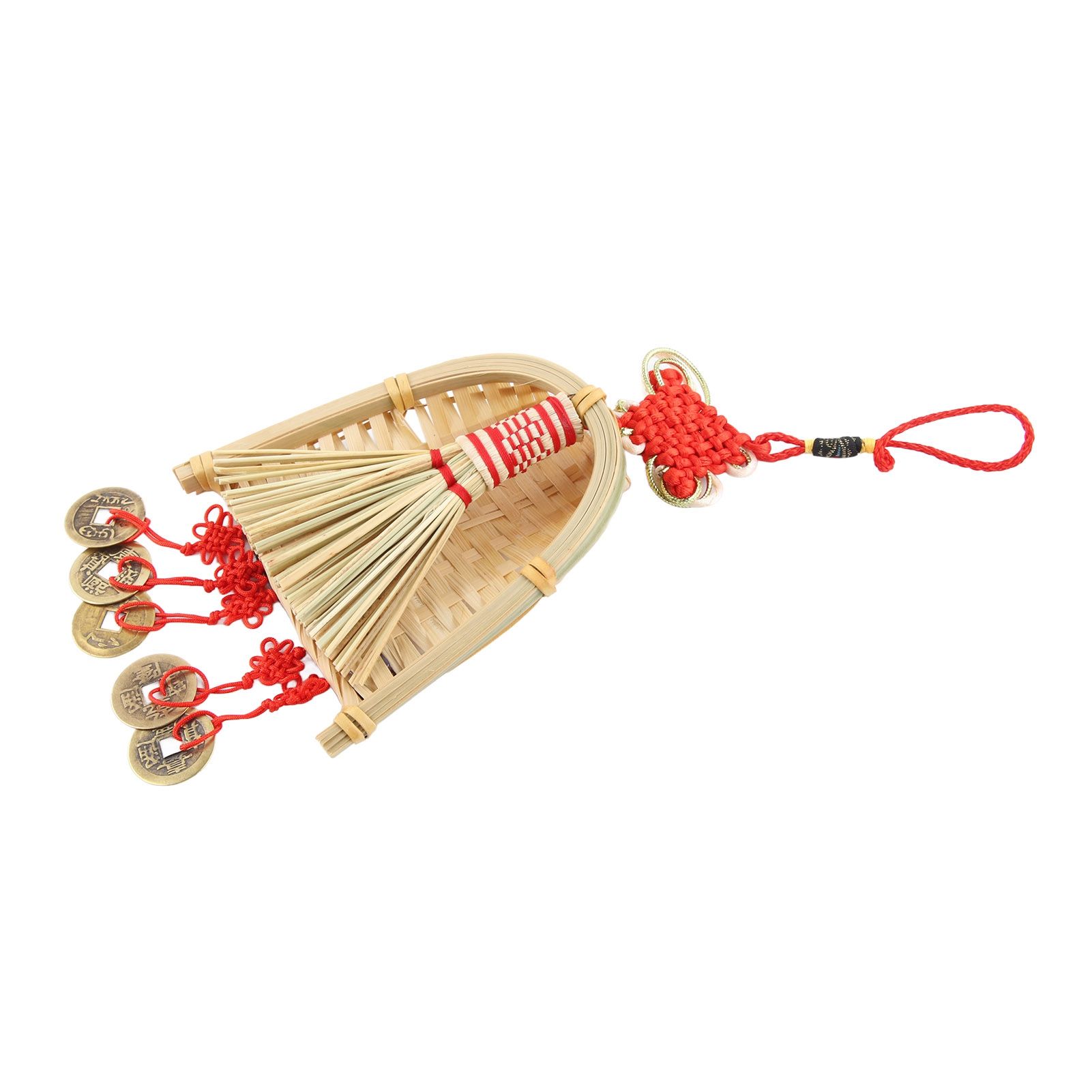 Broom Dustpan Decor Chinese Year Ornament Pendant New Tassel Hanging Decor view 6